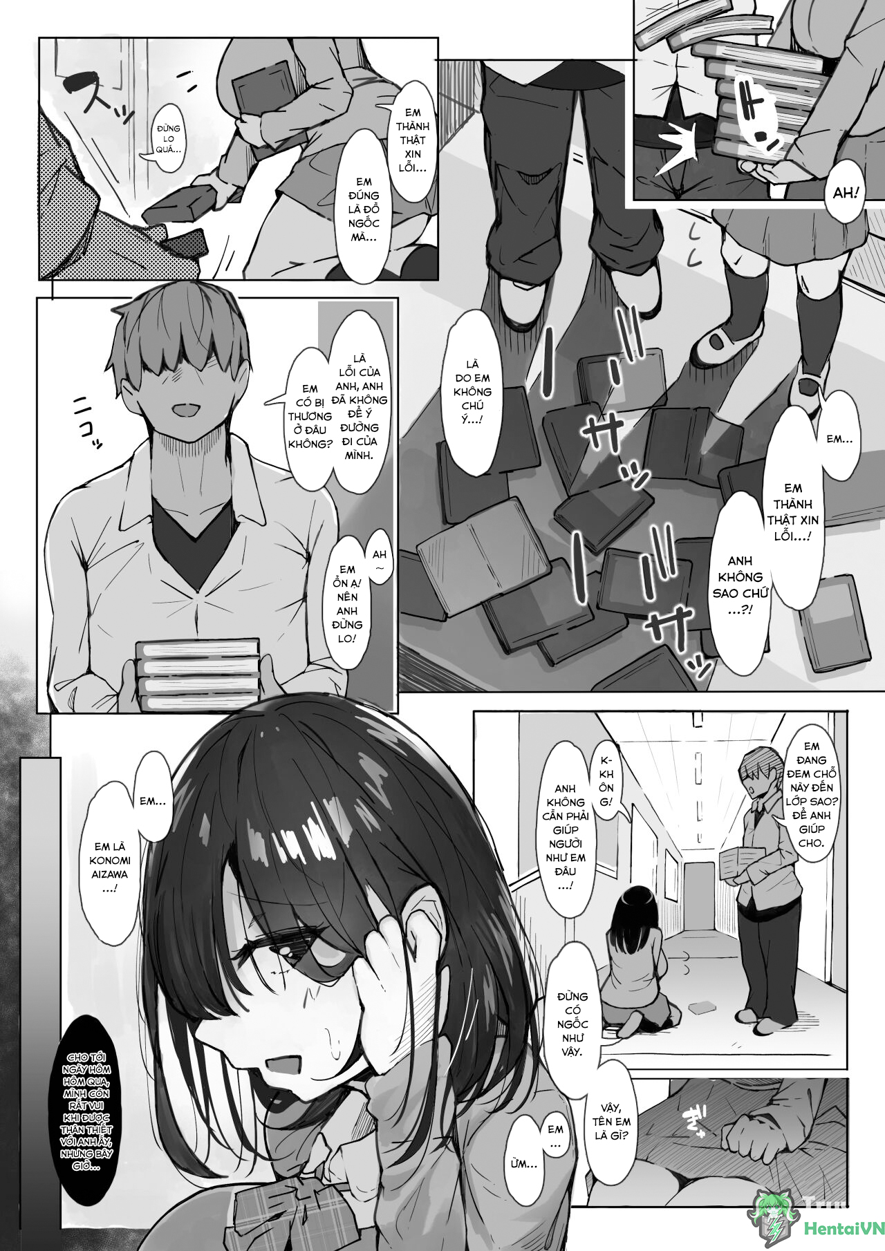 Đọc truyện hentai Senpai ni Benkyou Oshiete Morau dake - Oneshot