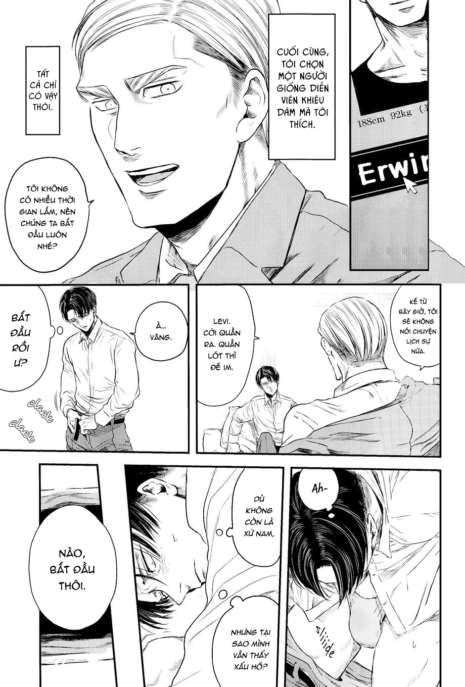 Đọc truyện hentai Bí mật của Levi. - Oneshot