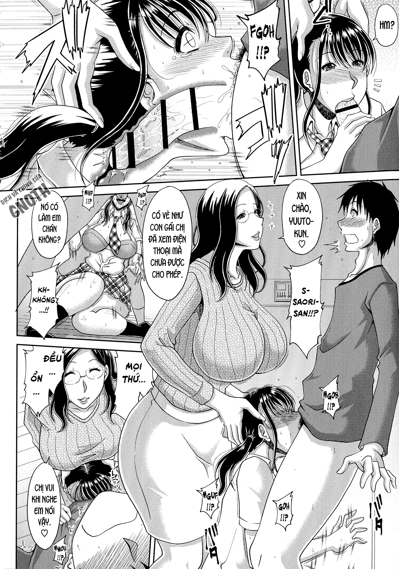 Đọc truyện hentai Haramase!~Tanetsuke sareru Hitozuma-tachi~ - Chap 5 - Chung cư dâm dục (5)