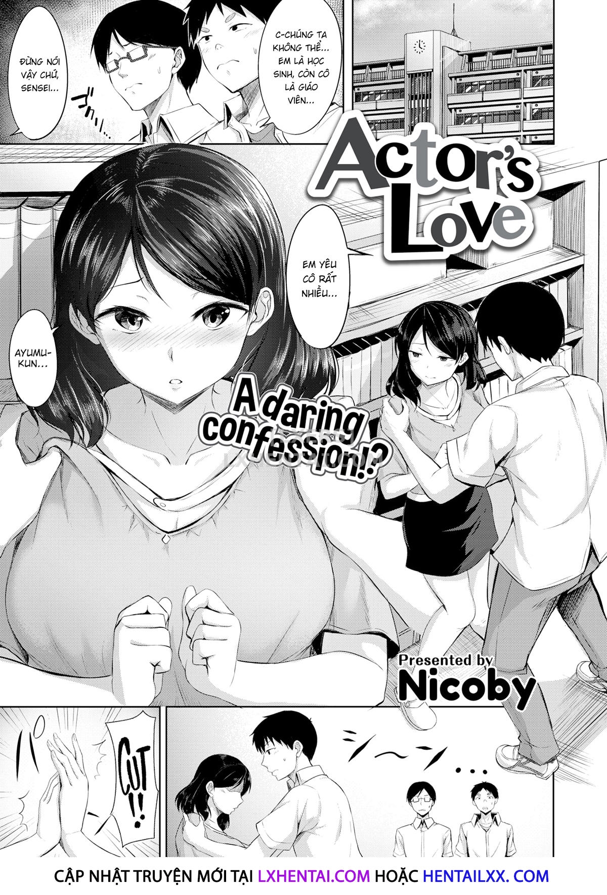 Đọc truyện hentai Actor's Love - Oneshot