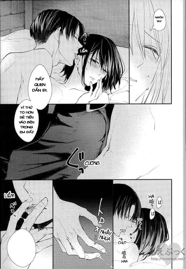 Đọc truyện hentai Chẳng thể đợi chờ (Shingeki no Kyojin) - Oneshot