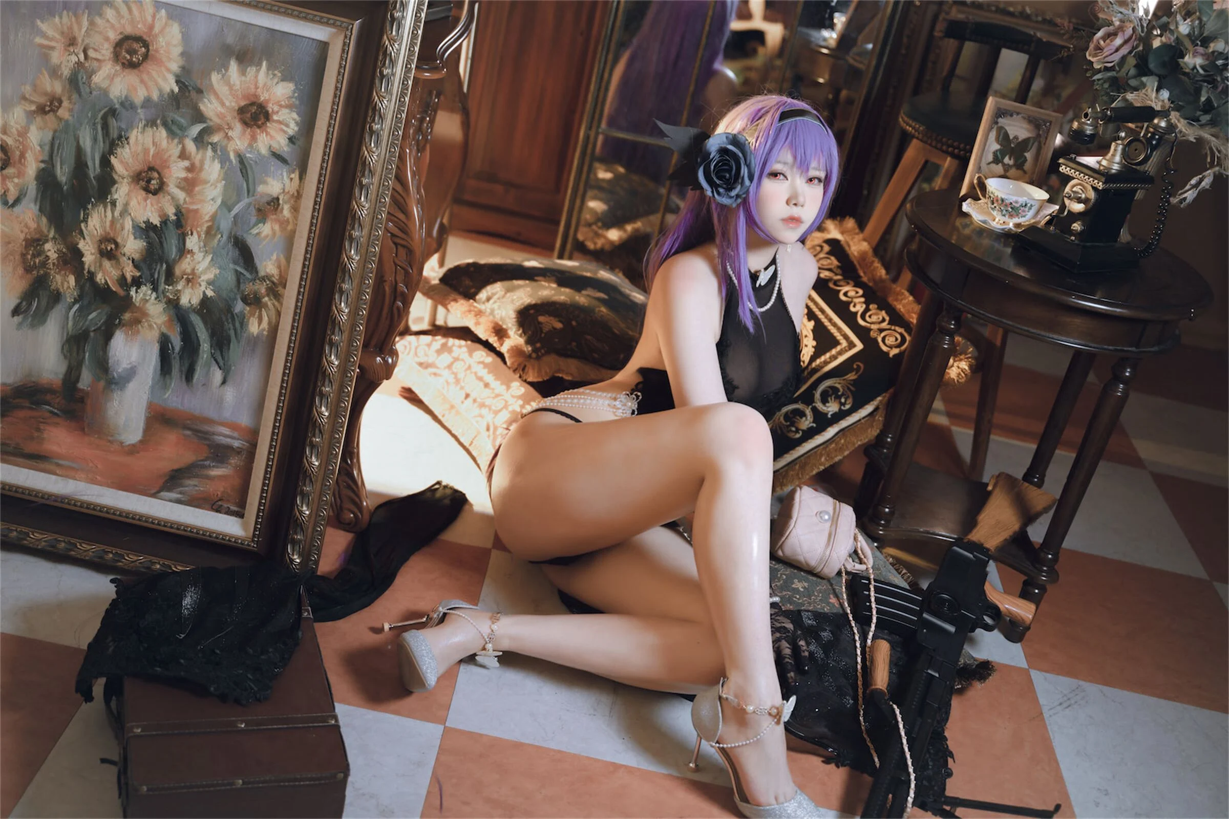 Đọc truyện hentai Tuyển tập Albums siêu phẩm Cosplay - Chap 568 - One North – Dark Rose Swaying