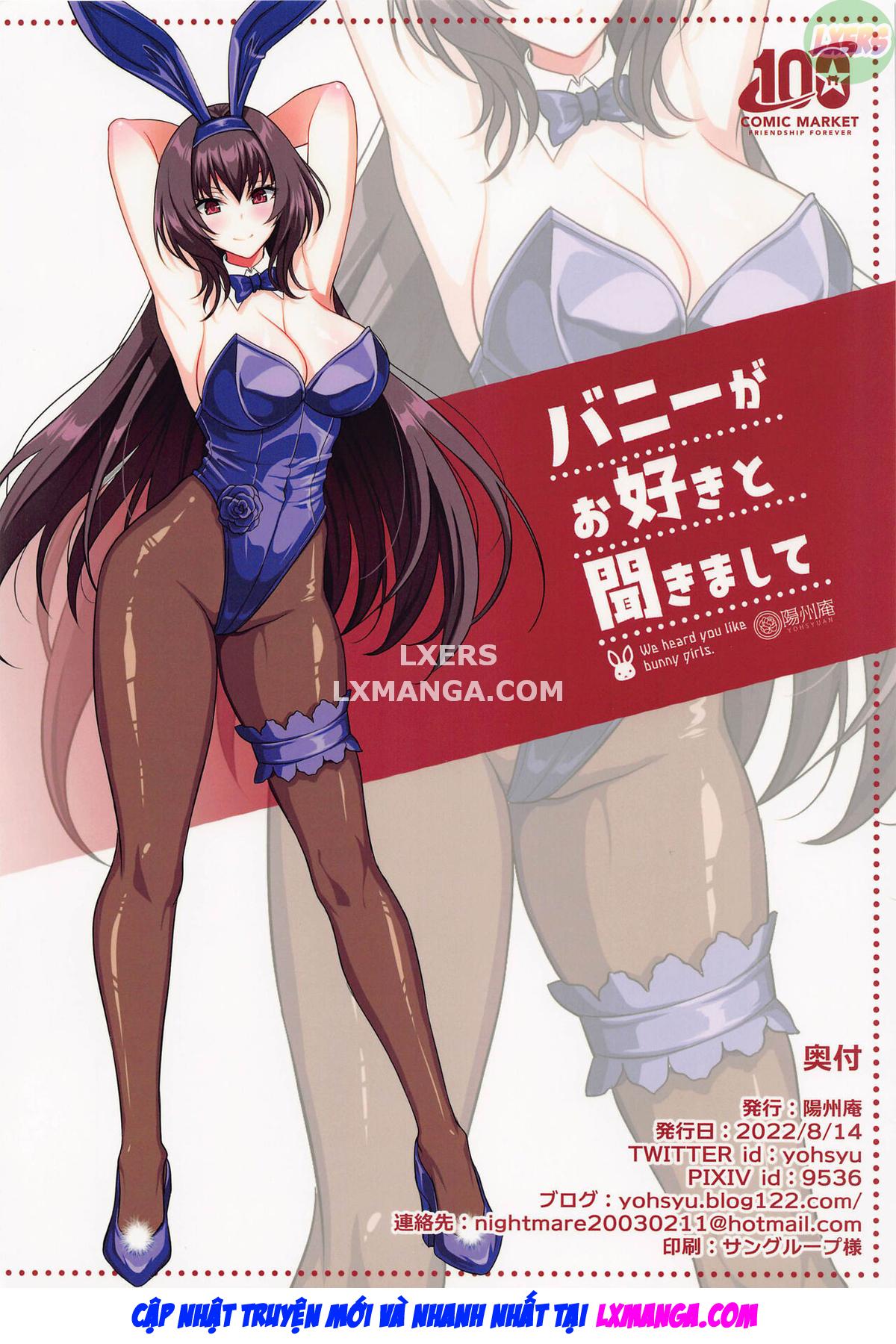 Đọc truyện hentai Chúng tôi nghe nói bạn thích những cô gái thỏ - Oneshot