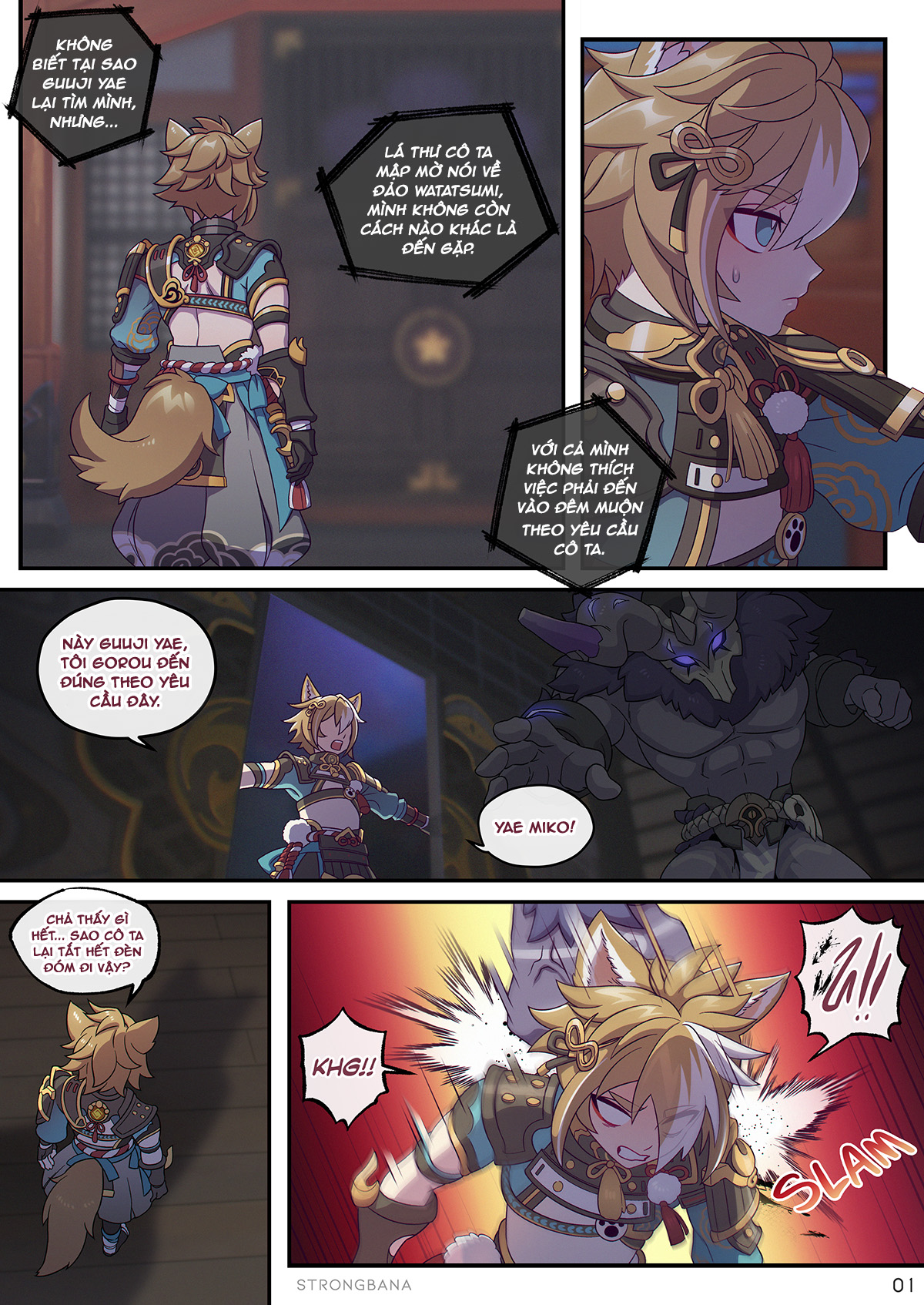 Đọc truyện hentai Tổng hợp truyện ngắn của StrongBana - Gorou & Miko