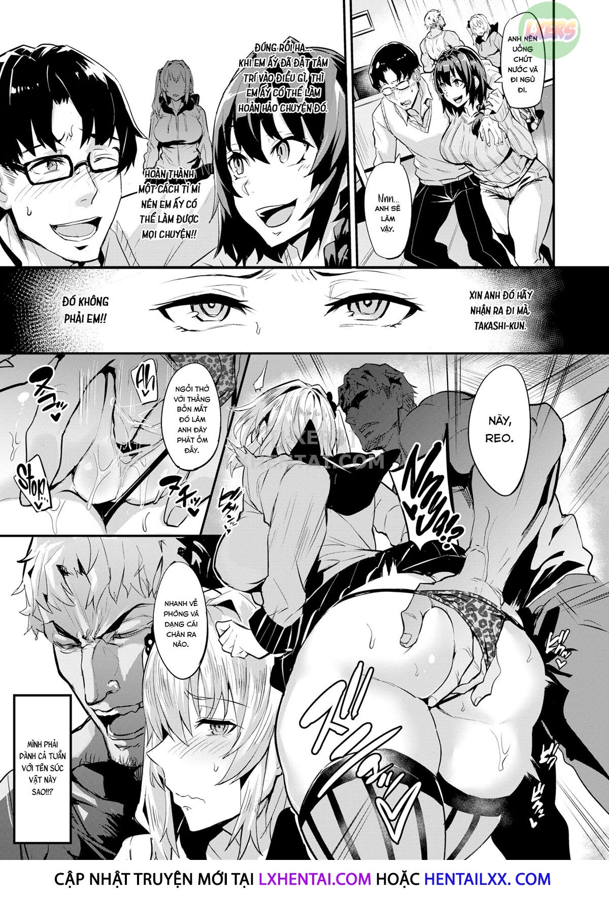 Đọc truyện hentai Hoán đổi kép - Chap 1