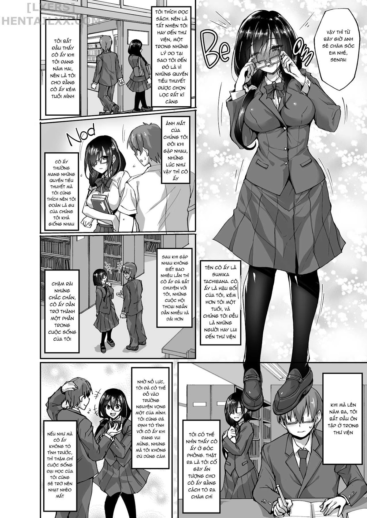 Đọc truyện hentai Netorare Kouhai Kanojo - Chap 1 - Taken and Fucked Behind His Back