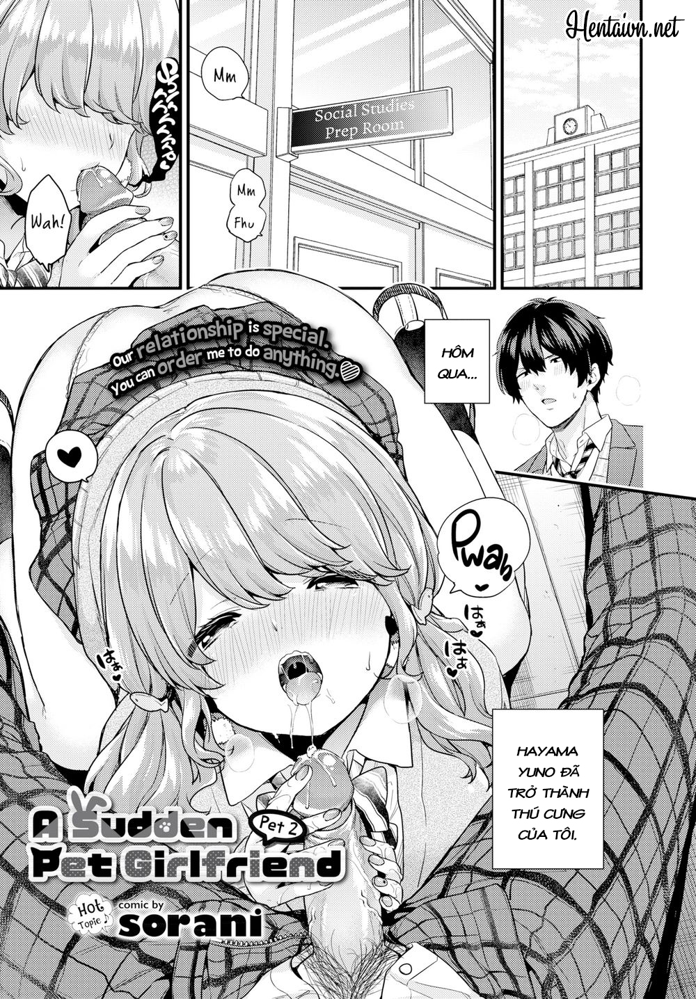 Đọc truyện hentai A Sudden Pet Girlfriend - Chap 2