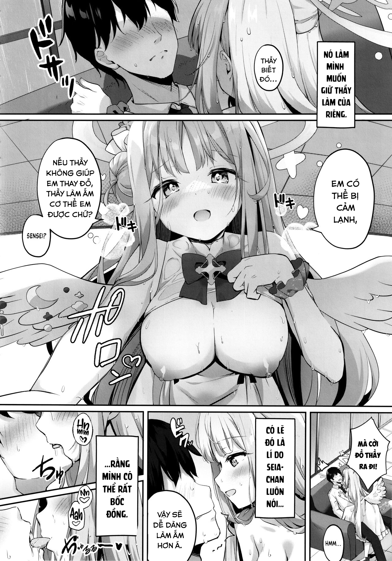 Đọc truyện hentai Nơi trú ẩn ngọt ngào với Mika Blue Archive - Oneshot