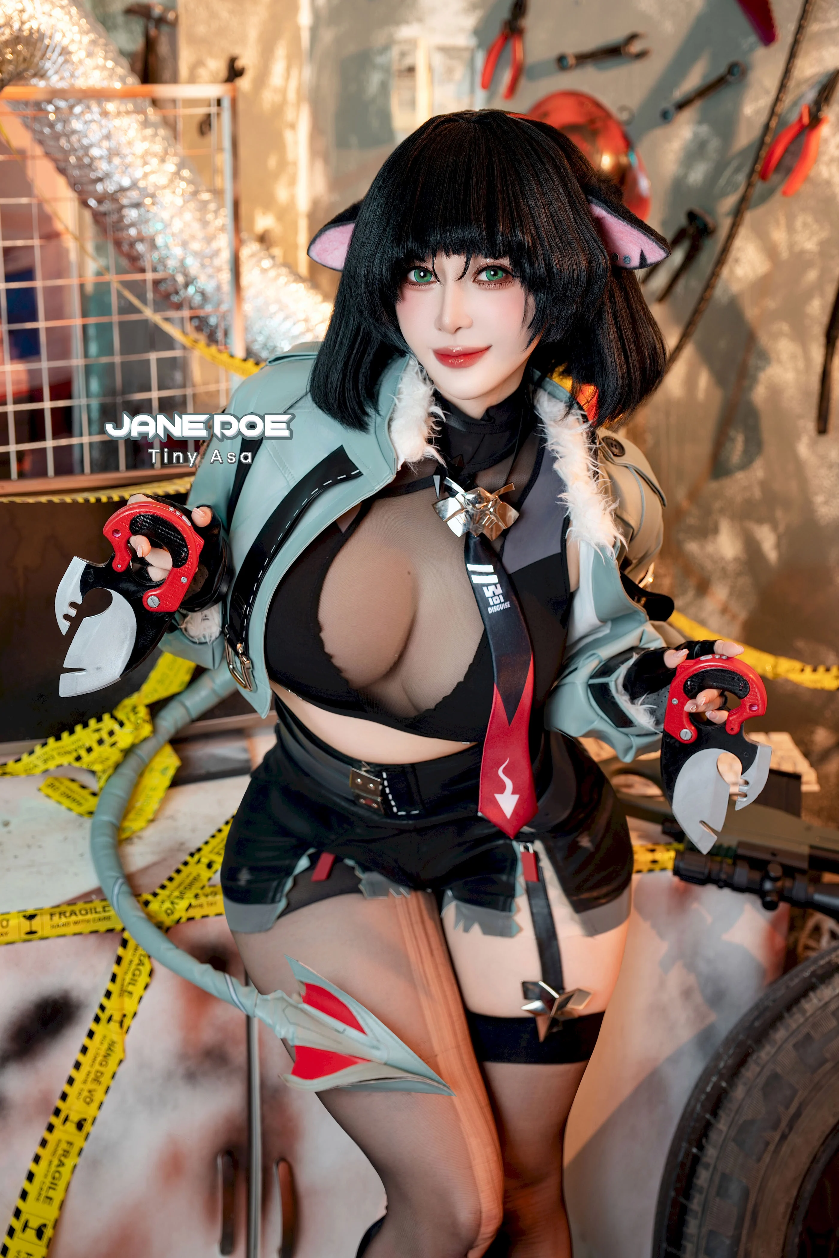 Đọc truyện hentai Tuyển tập Albums siêu phẩm Cosplay - Chap 1407 - Tiny Asa - Jane Doe (Zenless Zone Zero)