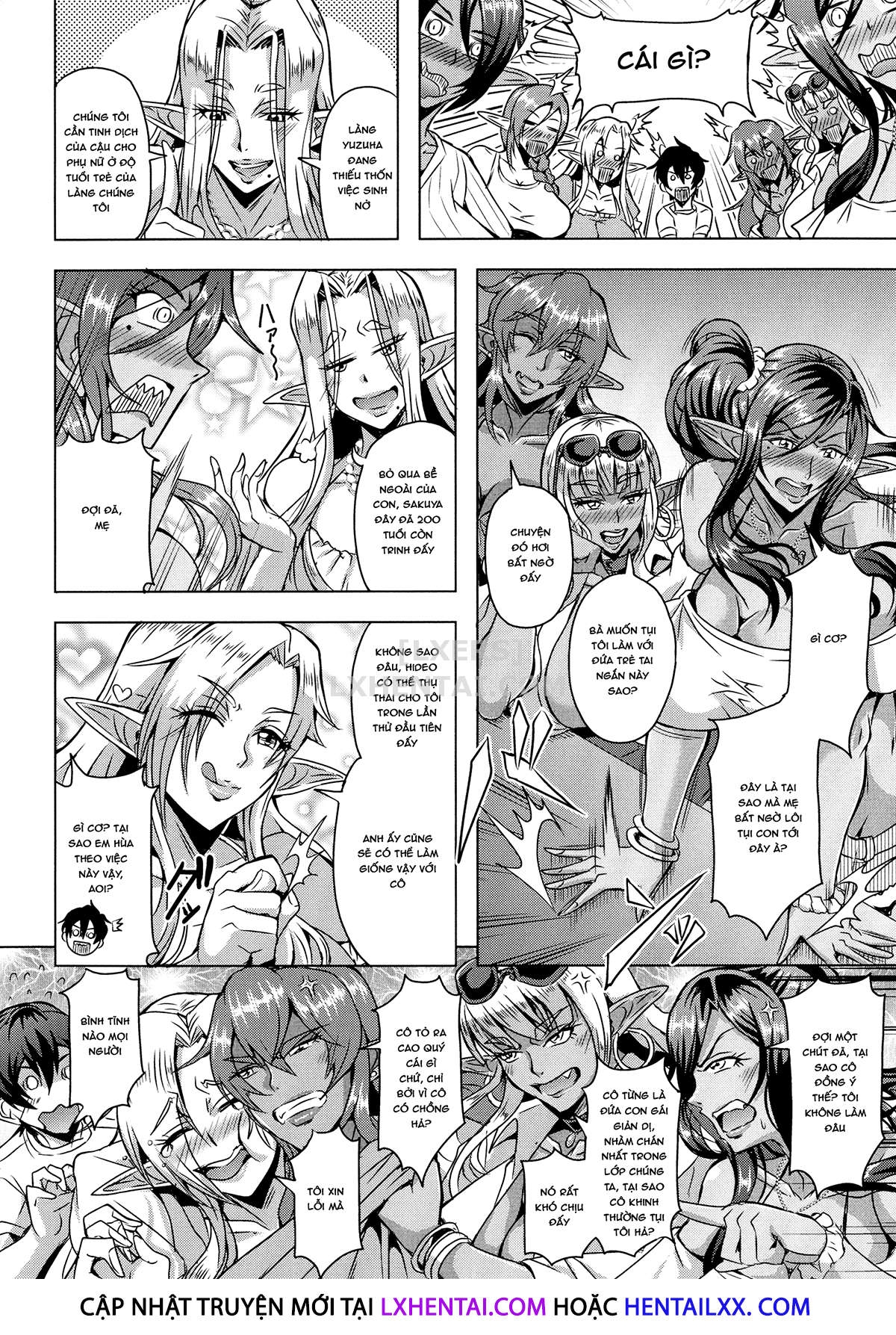 Đọc truyện hentai Elf Harem Story - Chap 5 - [END]