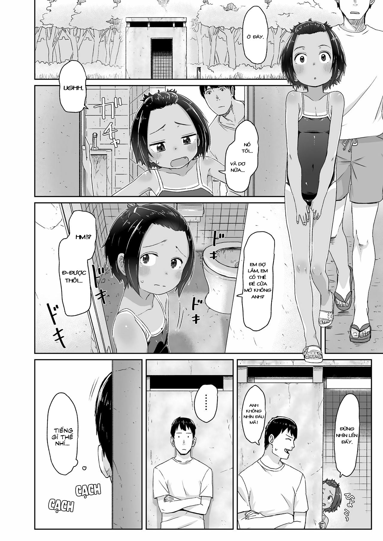 Đọc truyện hentai Suru Onnanoko - Ch. 1 Bộ đồ tắm này chặt quá!