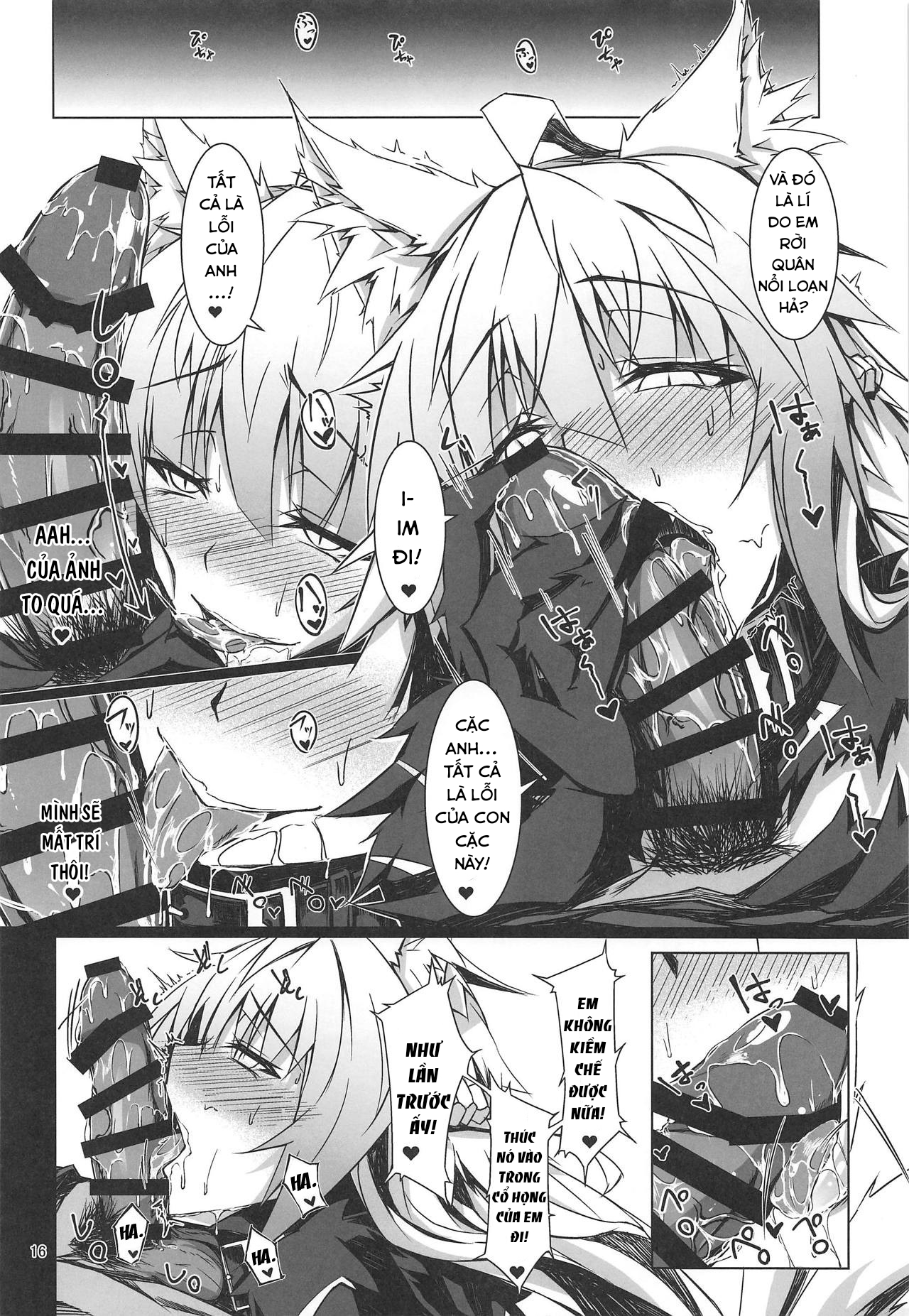 Đọc truyện hentai Ryouken wa Mesuinu Rashiku - Oneshot