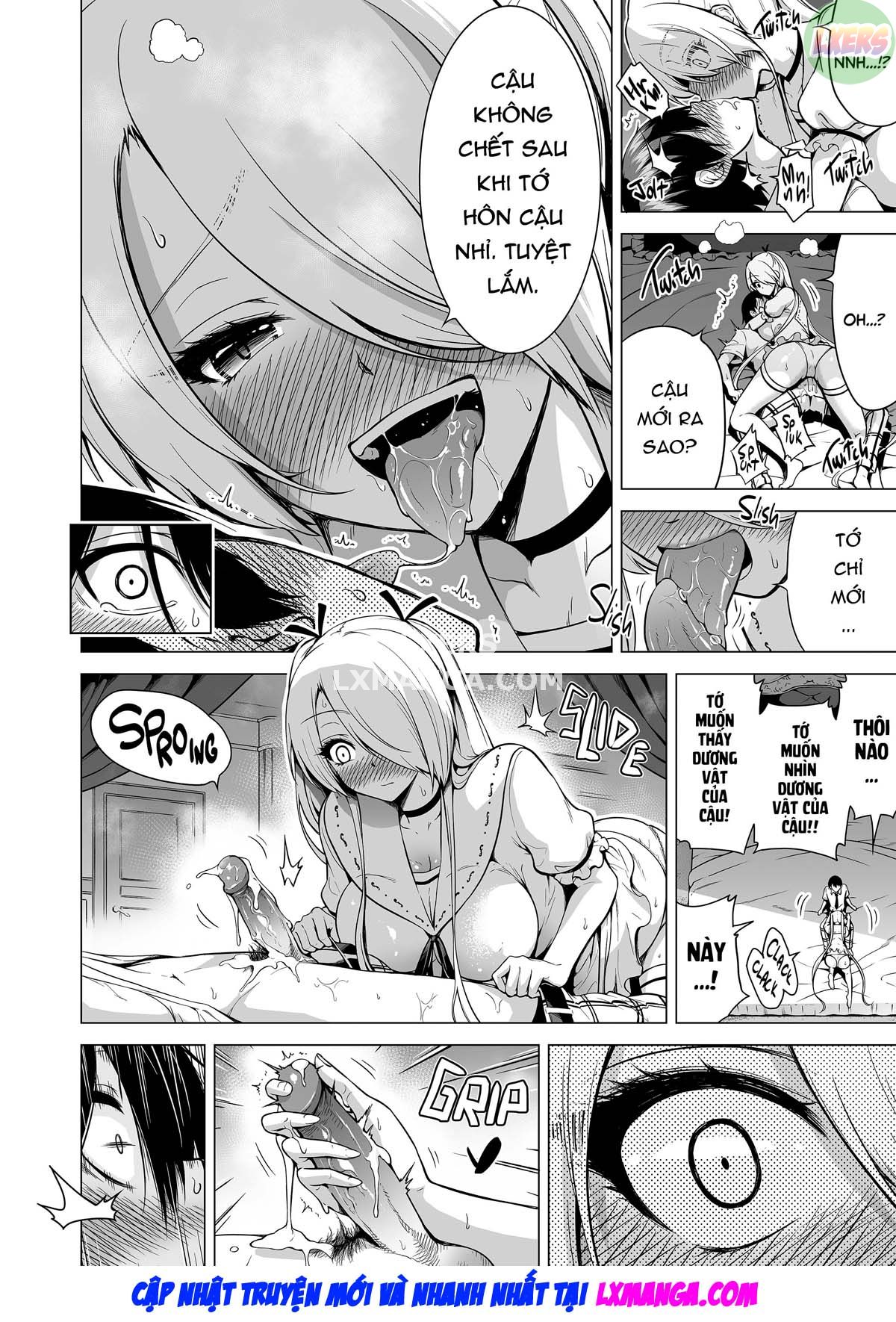 Đọc truyện hentai Vắt kiệt tinh trùng cùng ba chị em Succubus - Chap 1