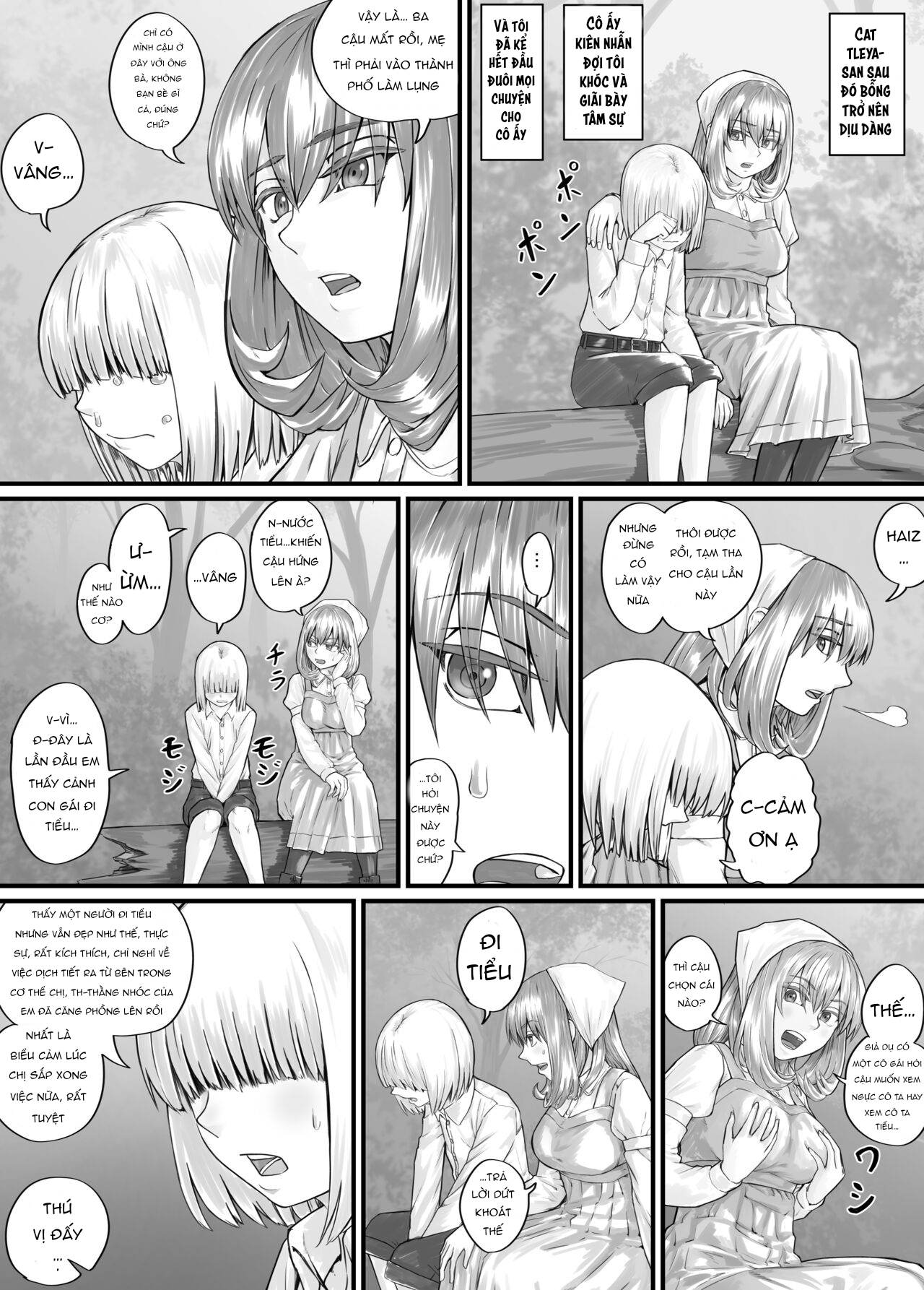 Đọc truyện hentai Manga nơi bạn có thể nhìn thấy cảnh mình tè lên chị gái mình - Chap 1 + 2