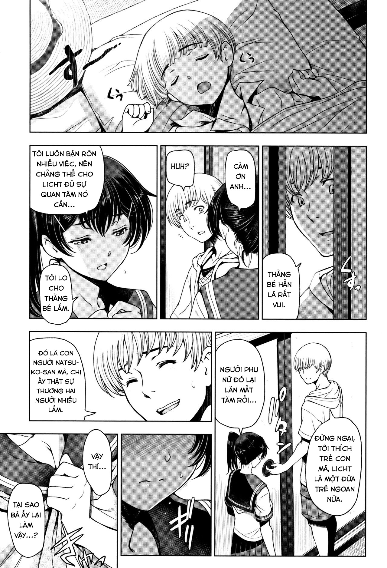 Đọc truyện hentai Natsu-jiru ~Ase ni Mamirete Gucchagucha - Chap 3