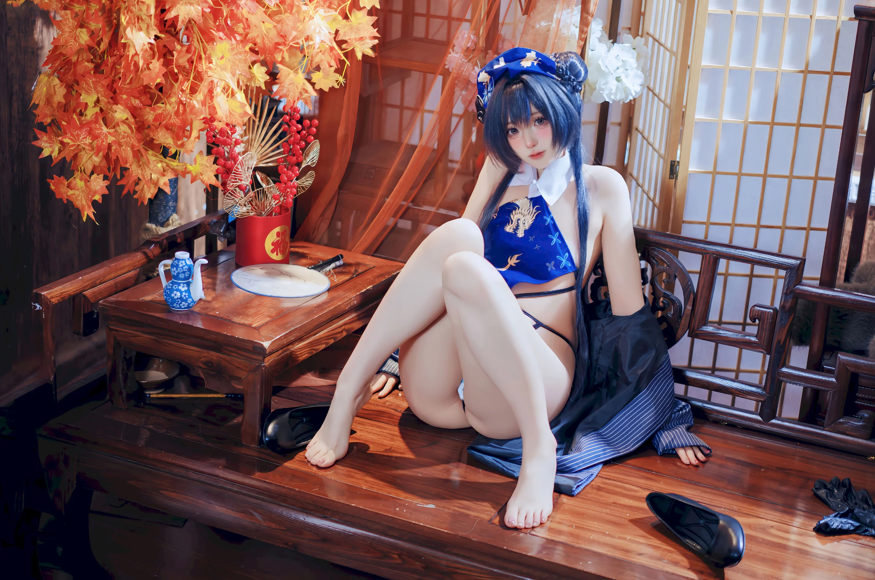 Đọc truyện hentai Tuyển tập Albums siêu phẩm Cosplay - Chap 1410 - Saionji Minamika, Azure Archives, Hime Saki