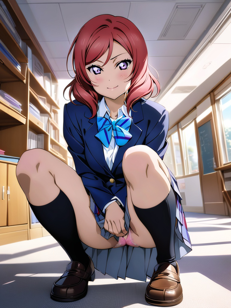 Đọc truyện hentai Tuyển tập Albums Art hentai - Chap 301 - Goddesses squatting and showing their panties!