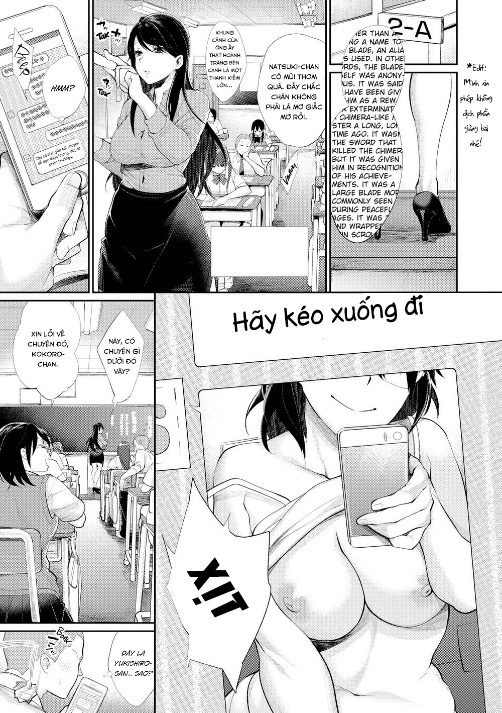 Đọc truyện hentai Lạc và CLB của những coi gái Otaku - Chap 2