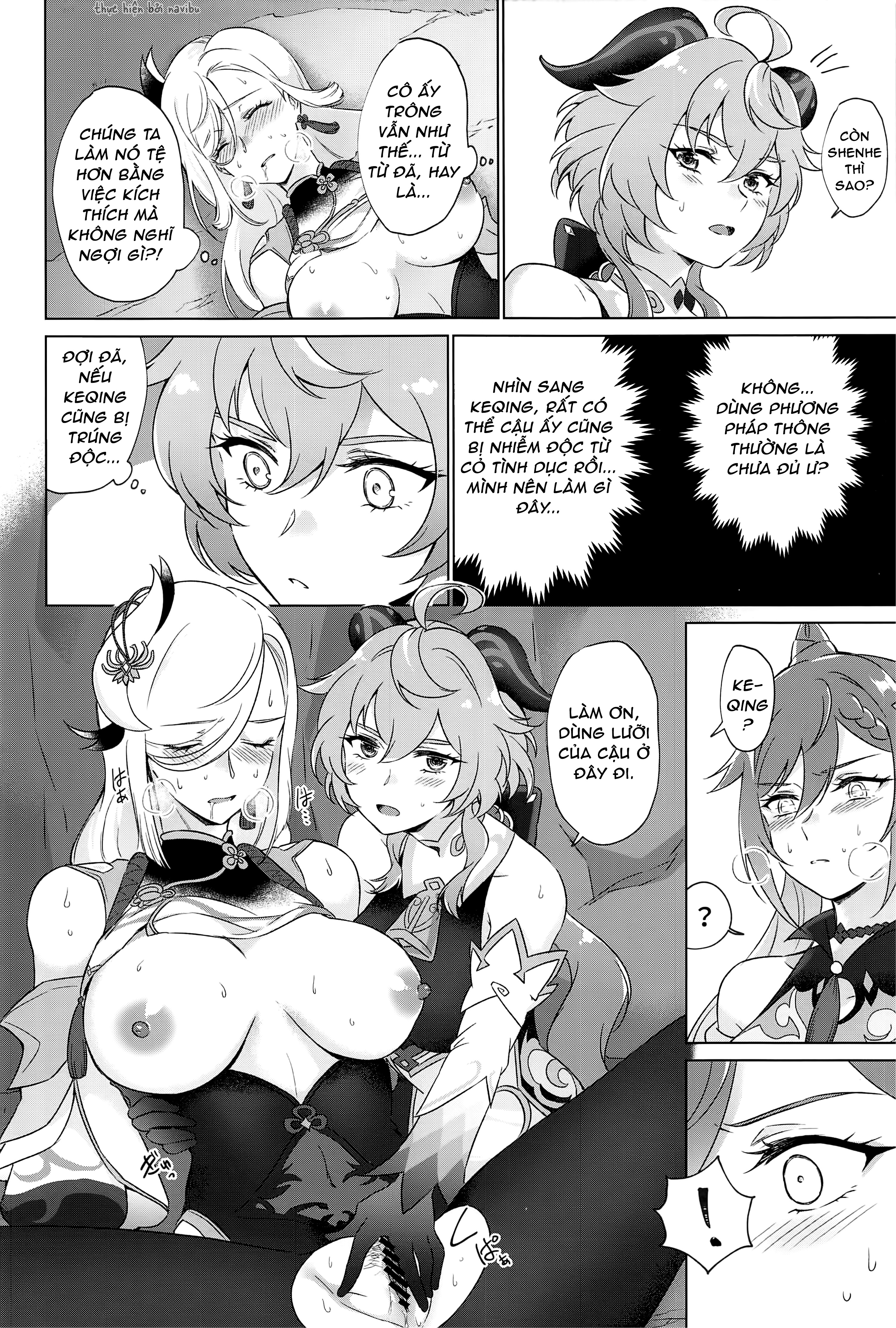 Đọc truyện hentai Nghiệm pháp tình dục kiểu Liyue - Oneshot full