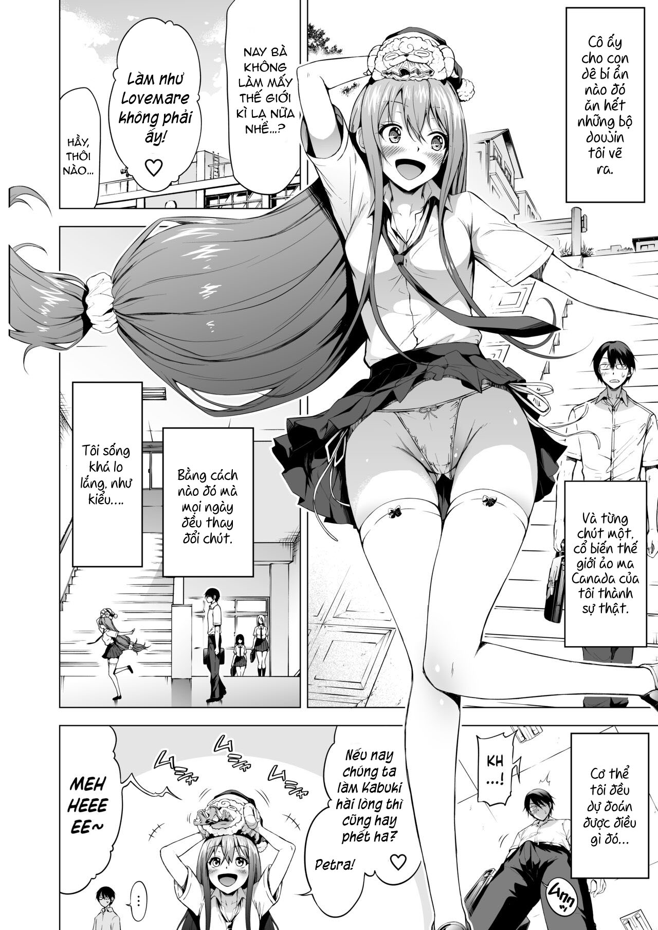 Đọc truyện hentai Lovemare Bangaihen 1 Butsukattara Nakadashi Shasei!! ~Lucky Sex no Sekai~ - Chap 1