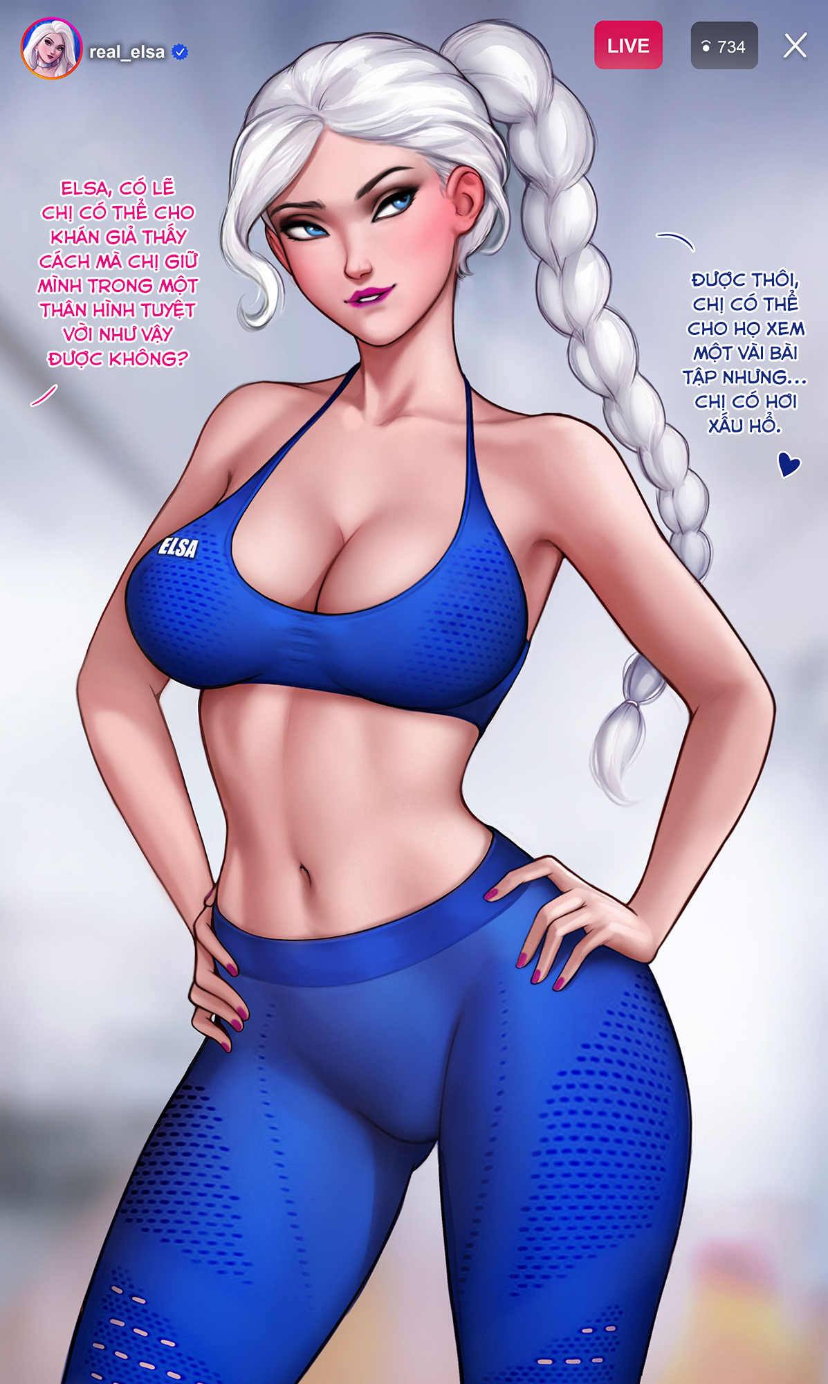 Đọc truyện hentai How to train your ass with Elsa - Oneshot