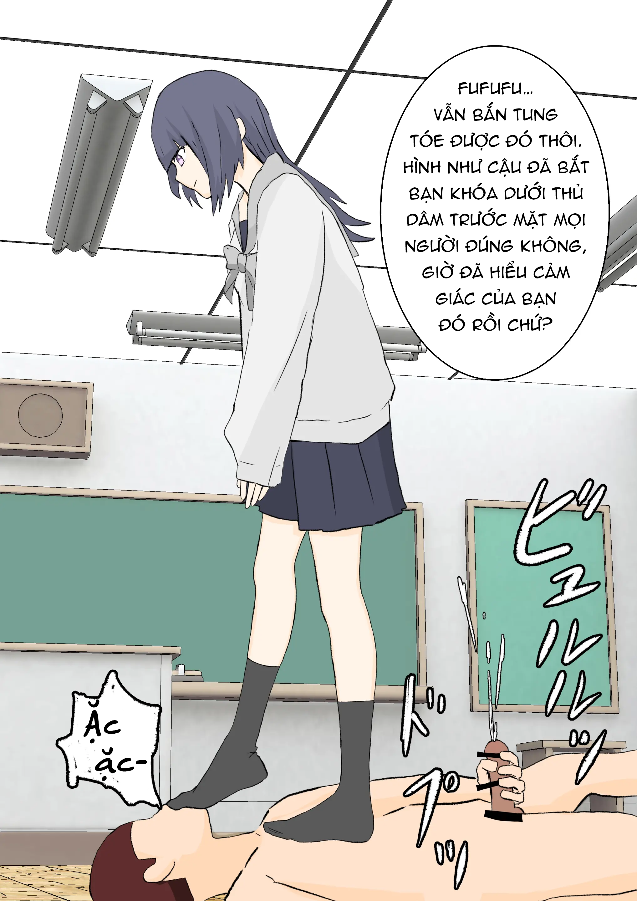 Đọc truyện hentai Hình phạt tra tấn chân của cán bộ kỷ luật - Oneshot