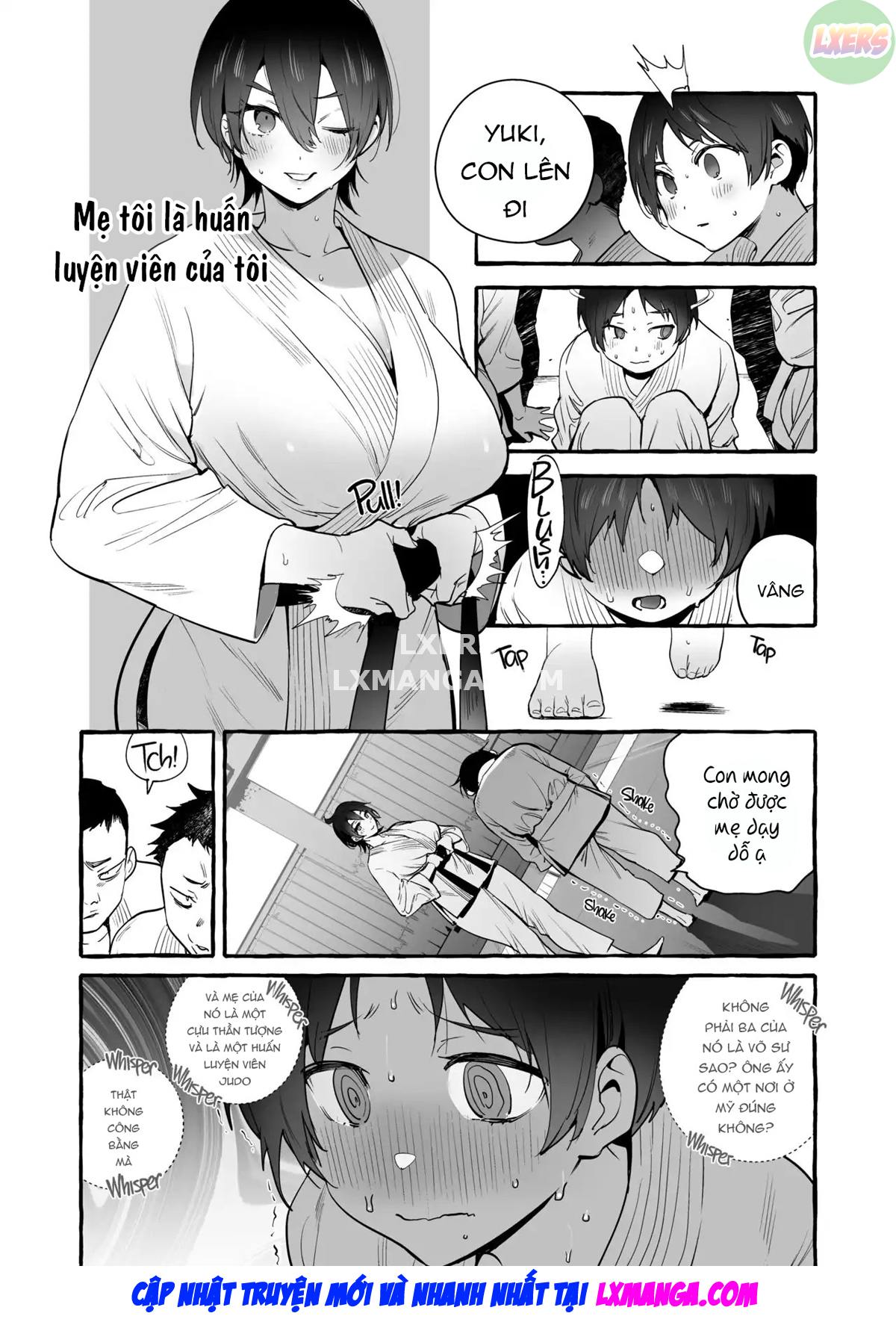 Đọc truyện hentai Người mẹ đam mê tình dục với bầu vú to - Oneshot