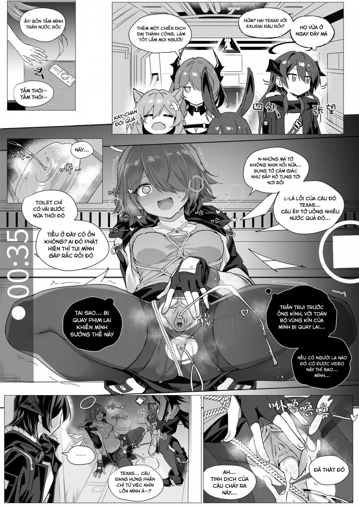 Đọc truyện hentai 2 Texas x Exusiai - Oneshot