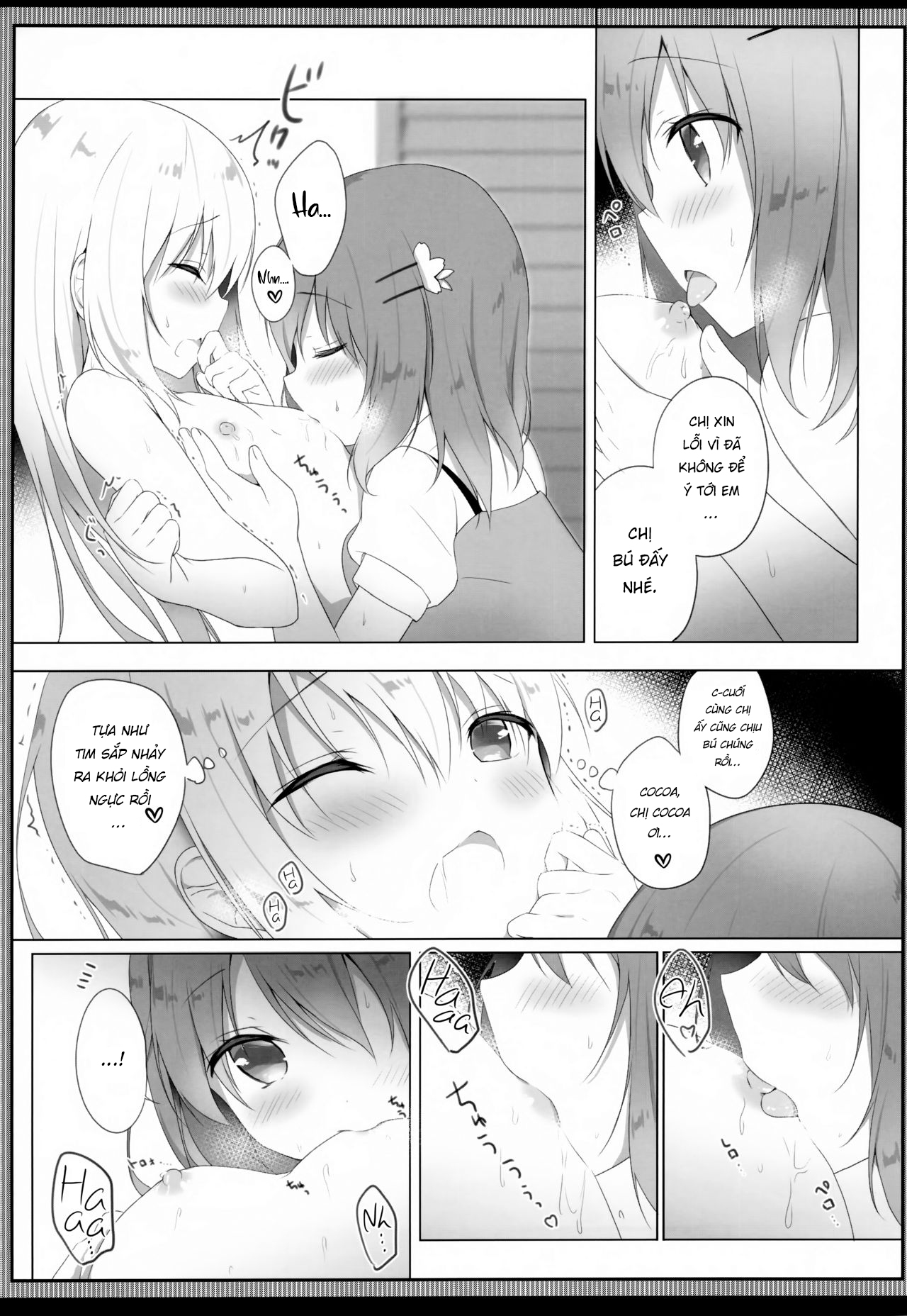 Đọc truyện hentai Chino’s Sweet & Fatty Milk - Oneshot