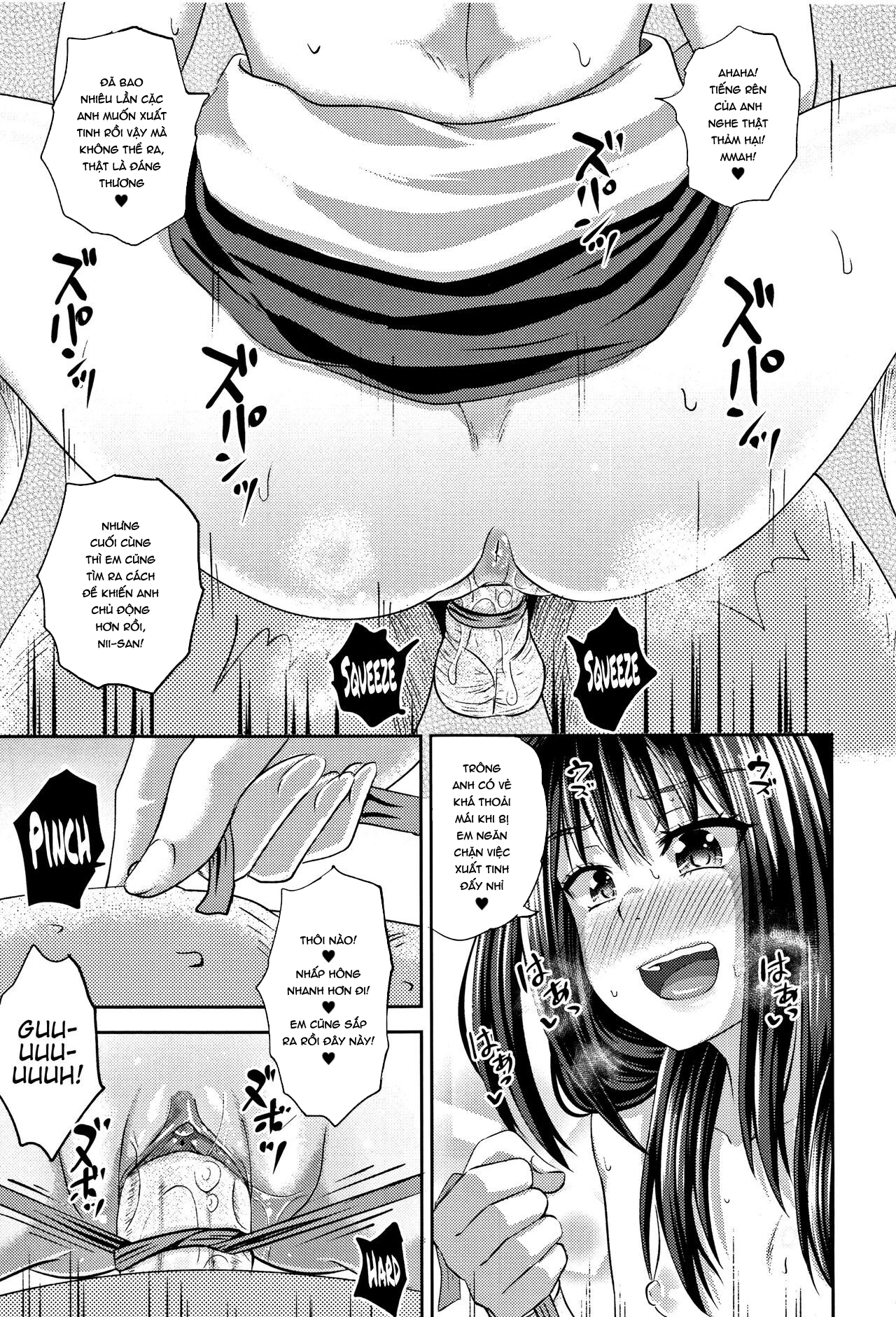 Đọc truyện hentai Nodohame: Imouto Swappi - Chap 2