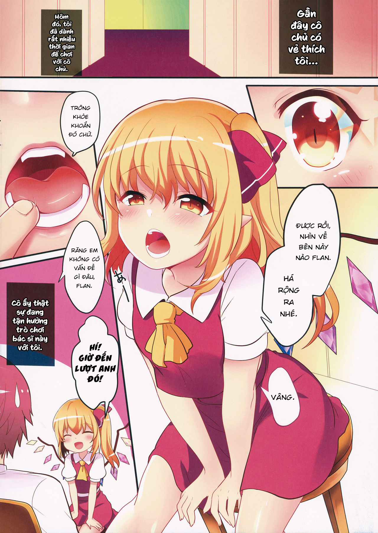 Đọc truyện hentai Flan muốn chơi trò bác sĩ~! - Oneshot ngắn