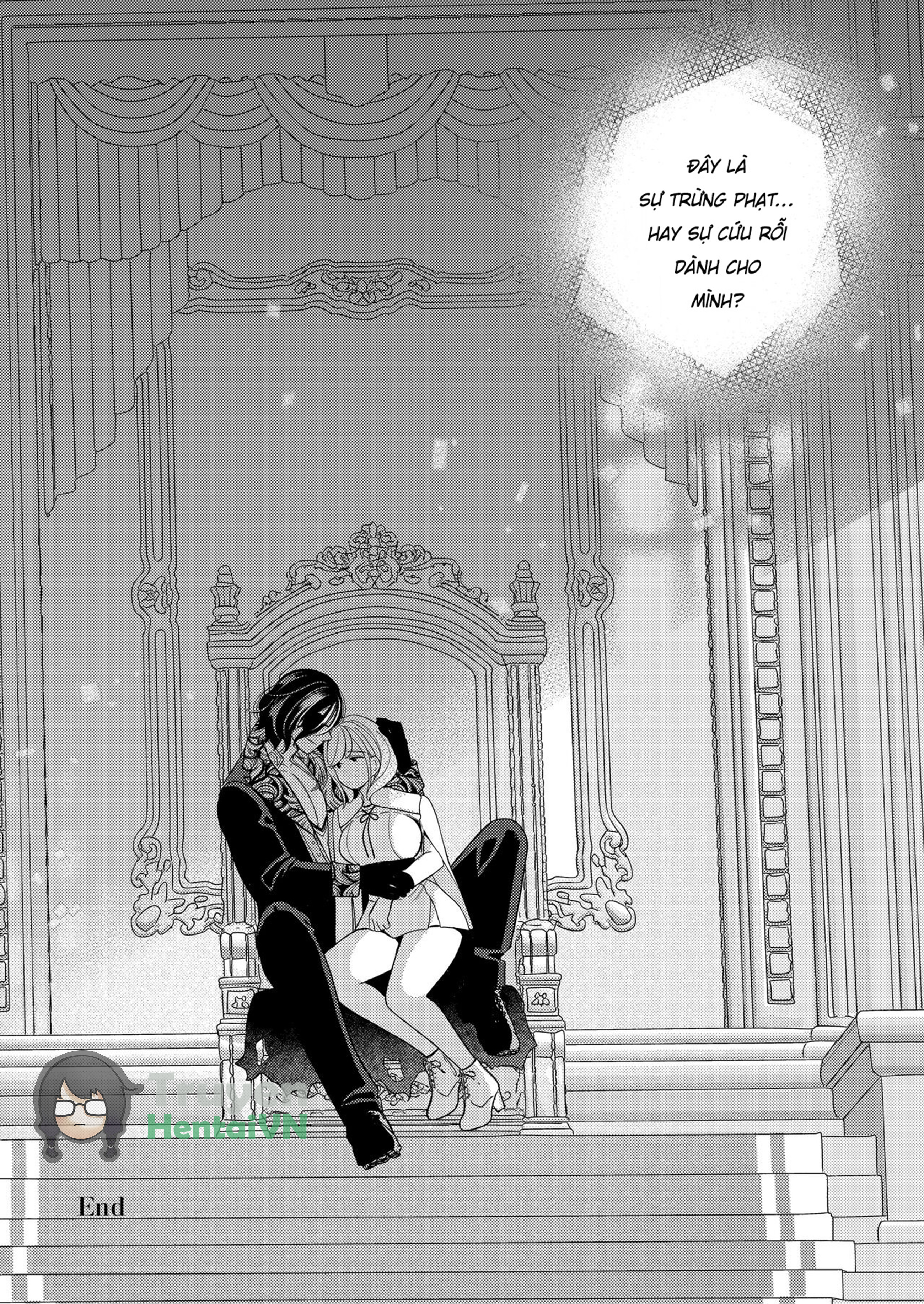 Đọc truyện hentai Seijo wa Tekikoku no Ou ni Otosareru - Oneshot