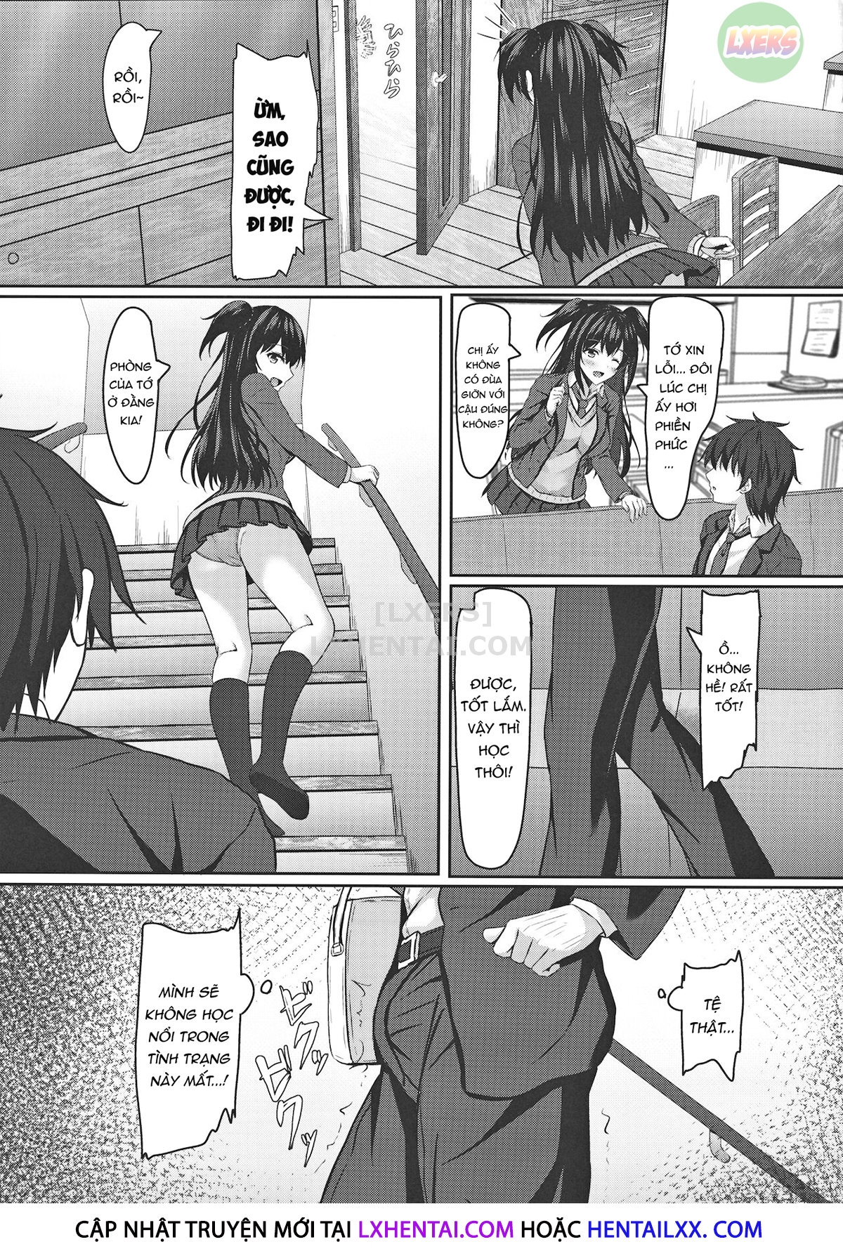 Đọc truyện hentai Chuugaku 1-Nen No Boku To Koibito No Jk No Onee-Chan - Oneshot