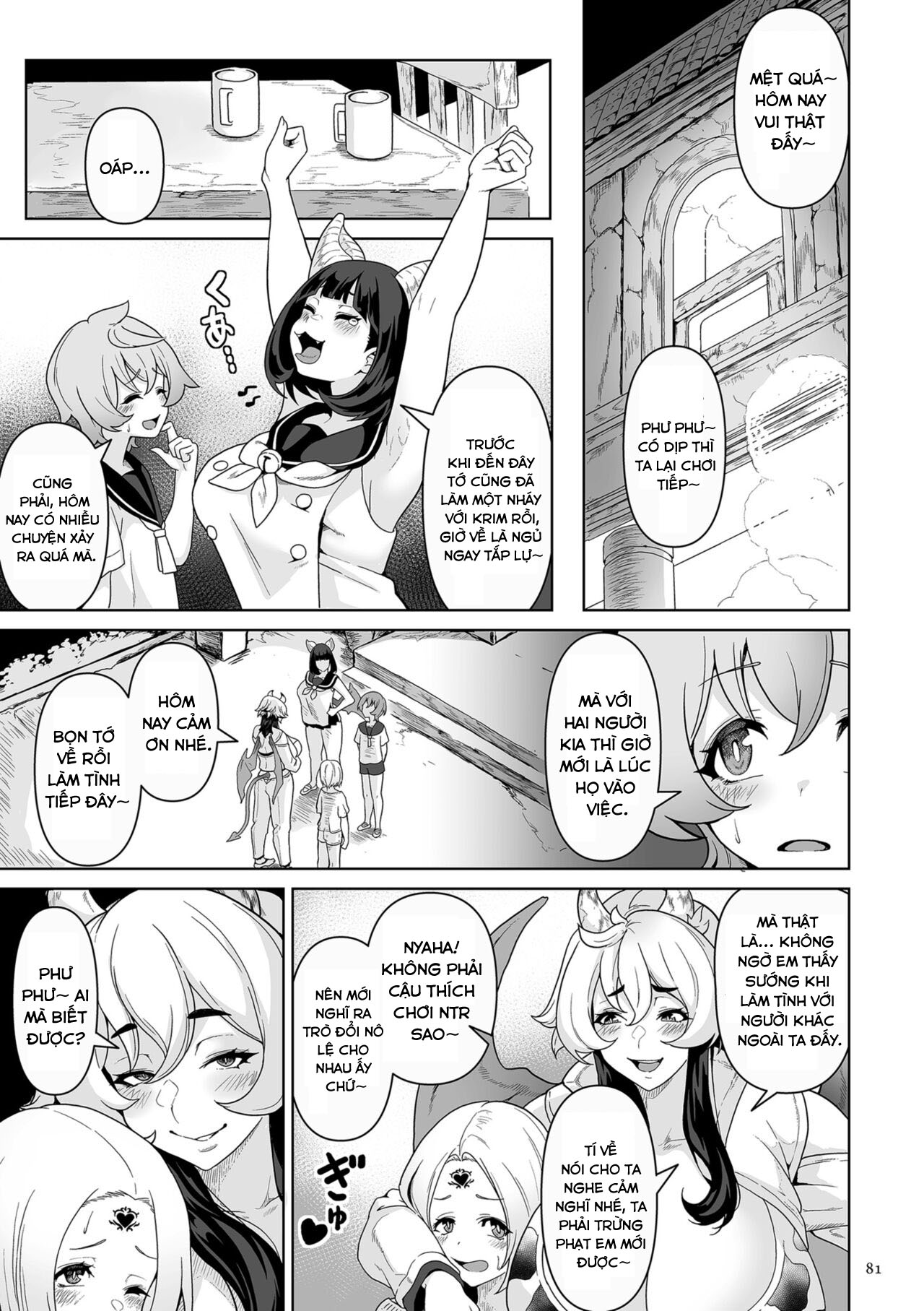 Đọc truyện hentai Vương quốc Succubus thèm bú - Chap 3