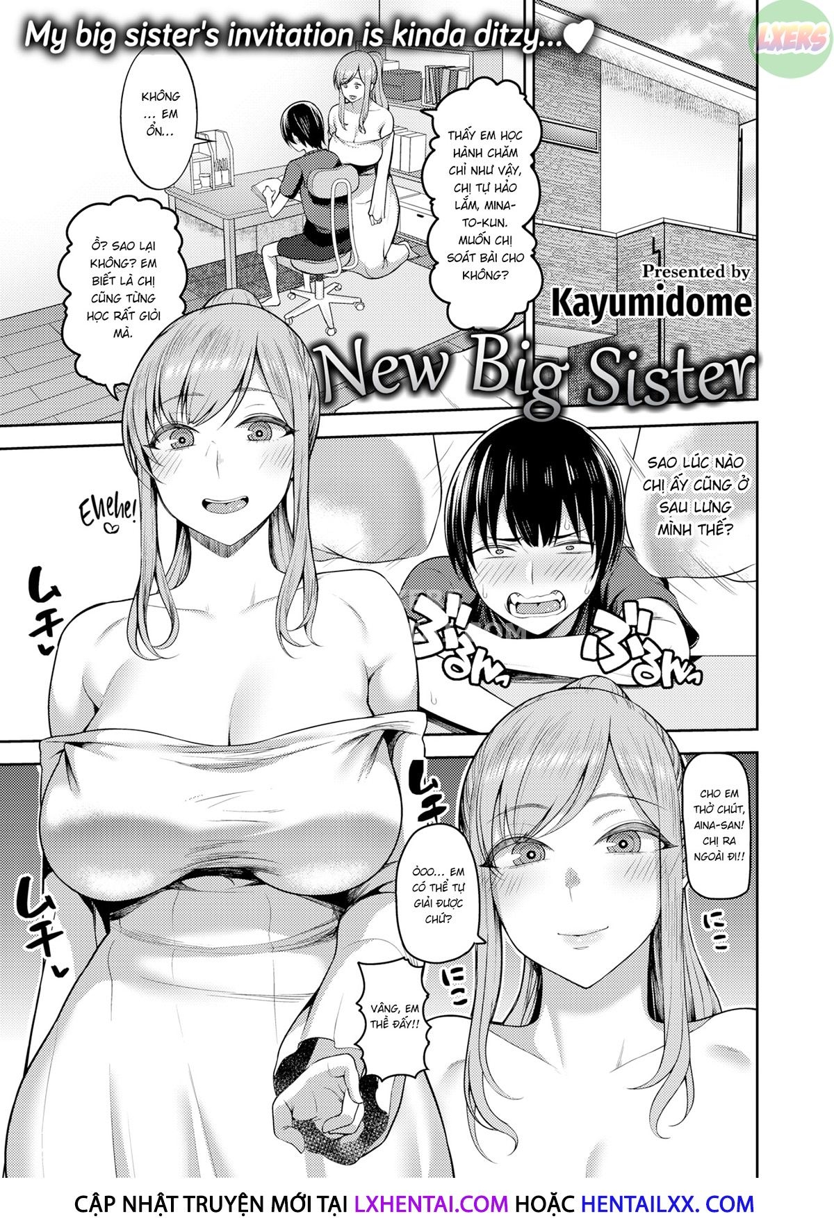 Đọc truyện hentai Chị gái mới - Chap 1