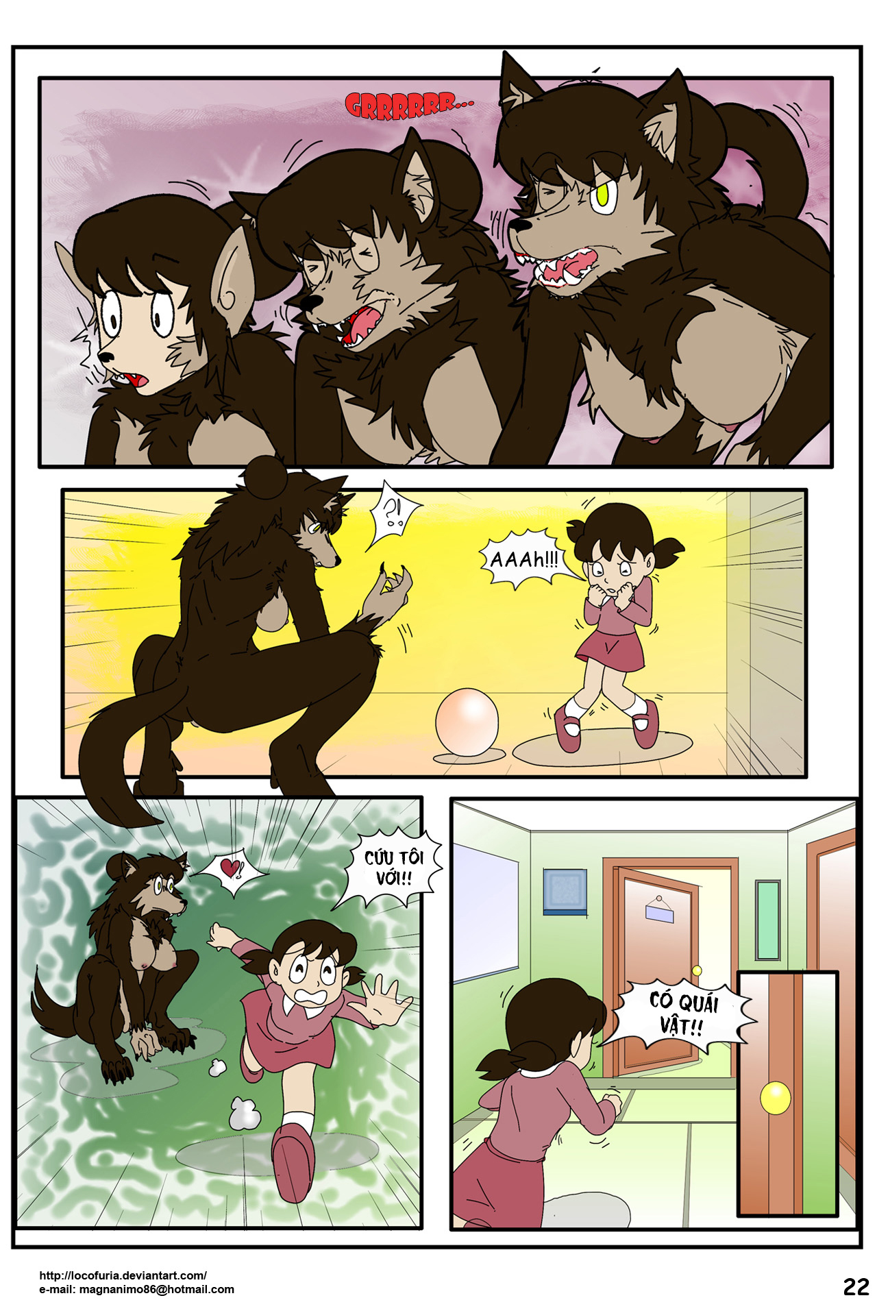 Đọc truyện hentai DORAEMON? - Vol 1 - Chap 2: Kem Người Sói