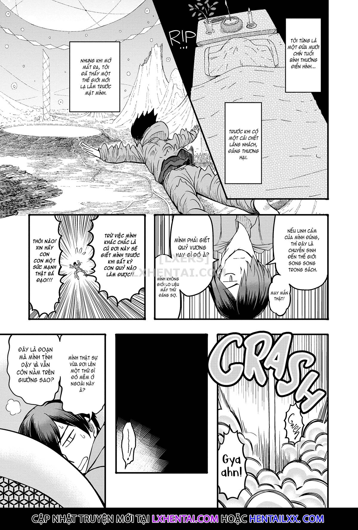 Đọc truyện hentai Monster Girls With a Need for Seed - Chap 7 - The Story of a Giantess from Another World with a Need for Seed