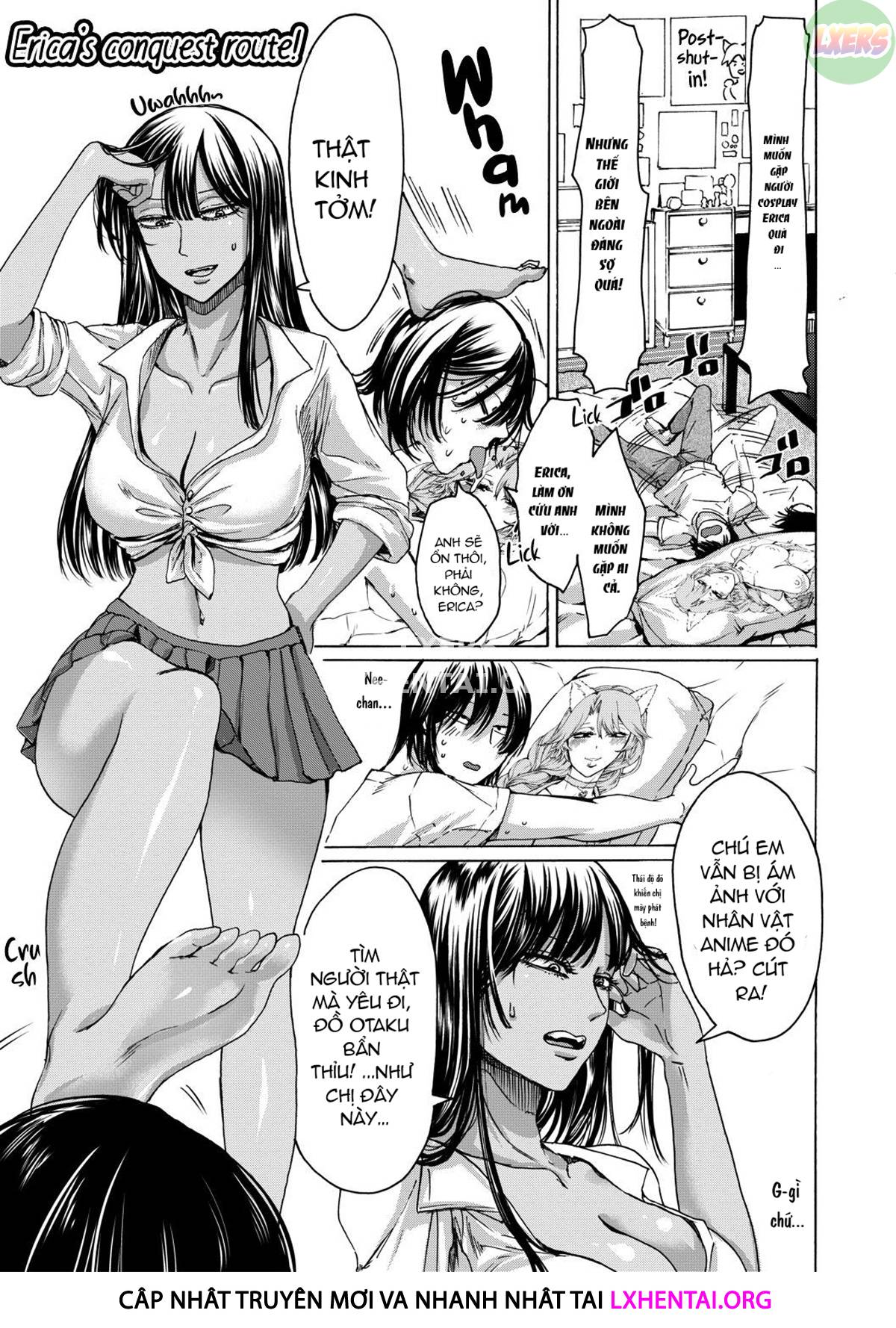Đọc truyện hentai Cái lỗ thân mật của chị gái và anh trai - Chap 3