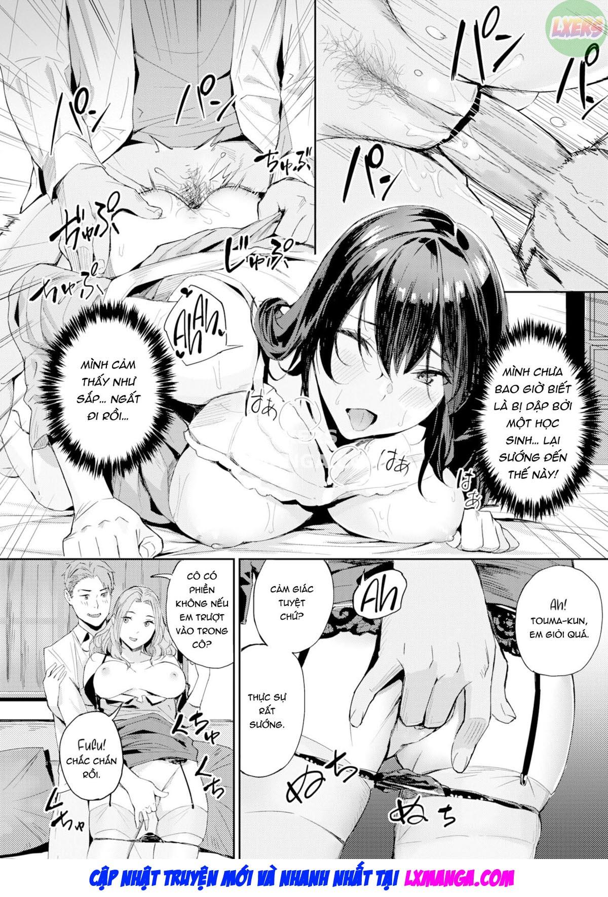 Đọc truyện hentai Nữ giáo viên mắc kẹt - Oneshot