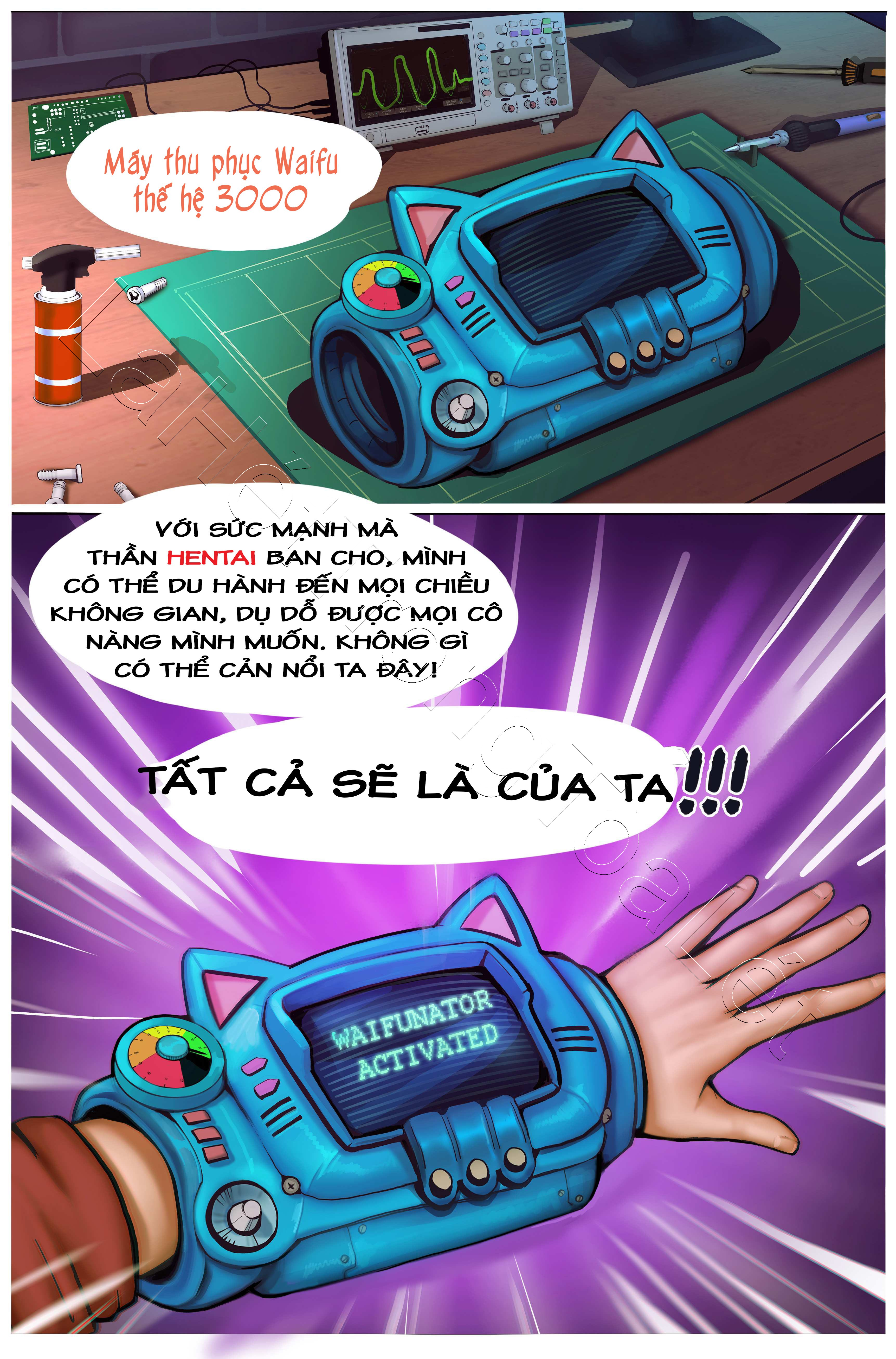 Đọc truyện hentai Máy thu phục Waifu - Tập 1- Gwen