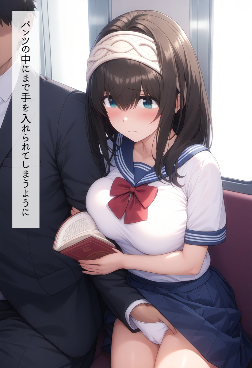 Đọc truyện hentai Tuyển tập Albums Art hentai - Chap 375 - JK Fumika gets molested and gang-raped on the train