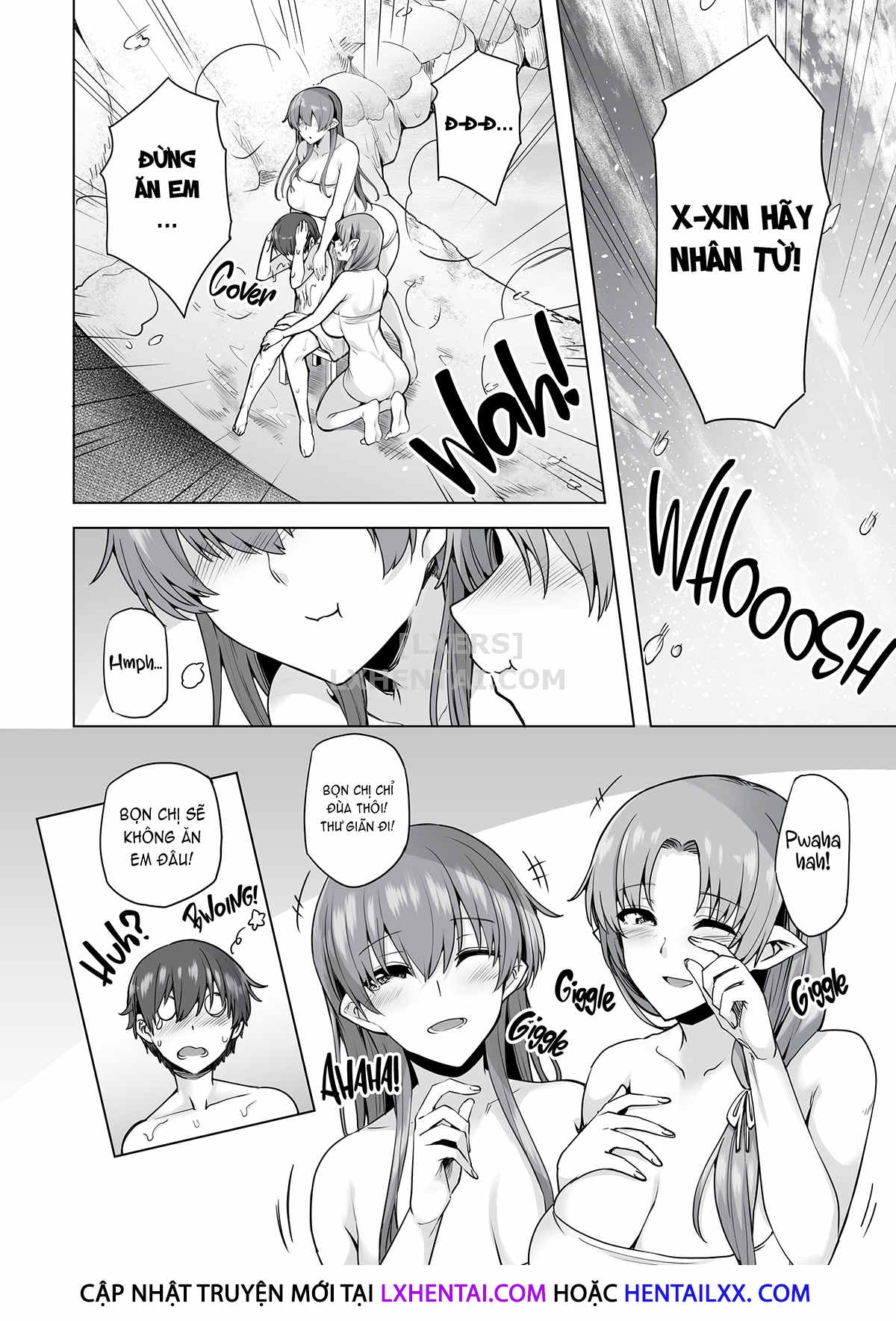 Đọc truyện hentai Spirited Away To The Snow Women's Harem - Oneshot