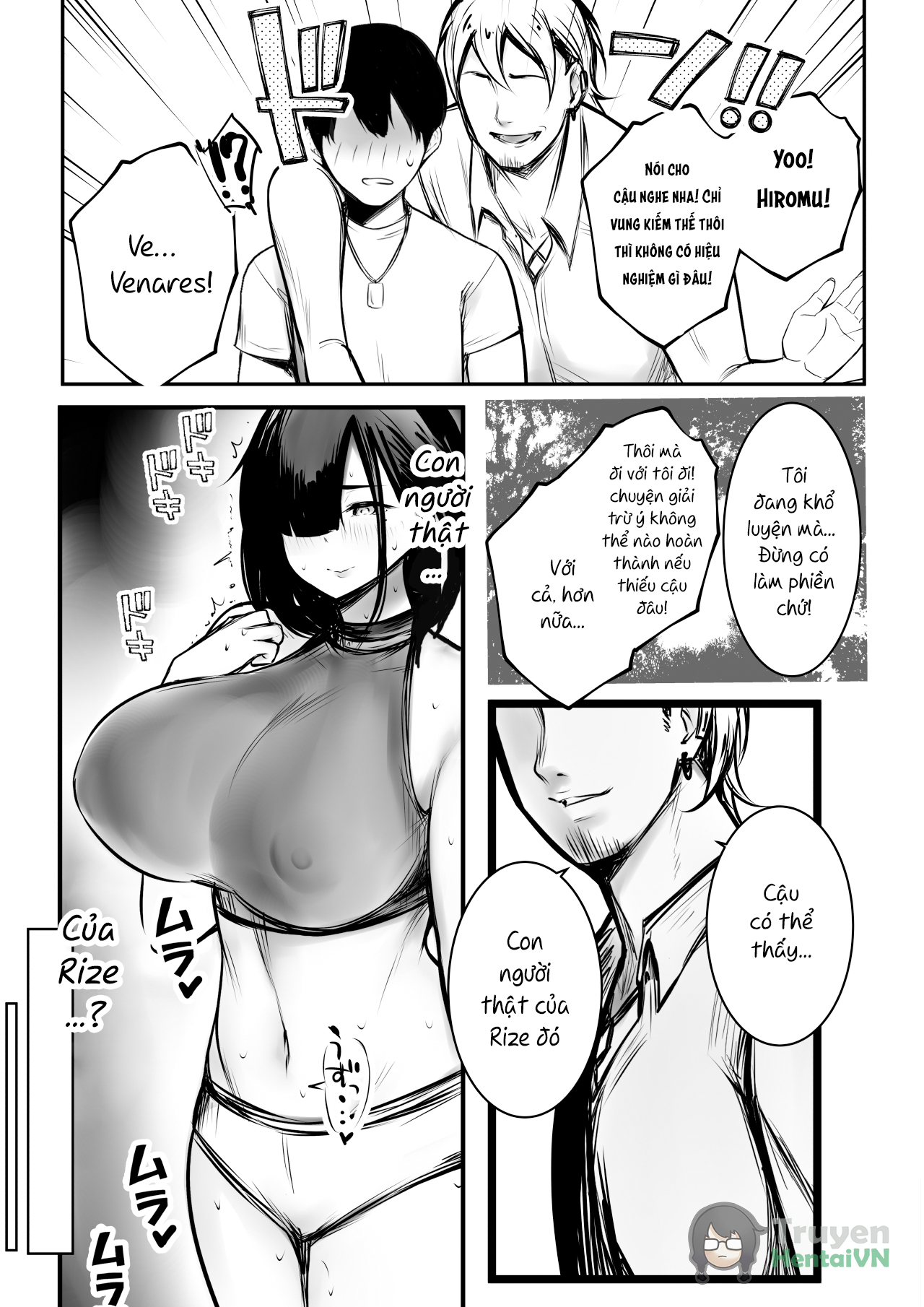 Đọc truyện hentai Onna Kishi Rize wa Koyoi mo Maotoko ni Dakareru 3 - Oneshot