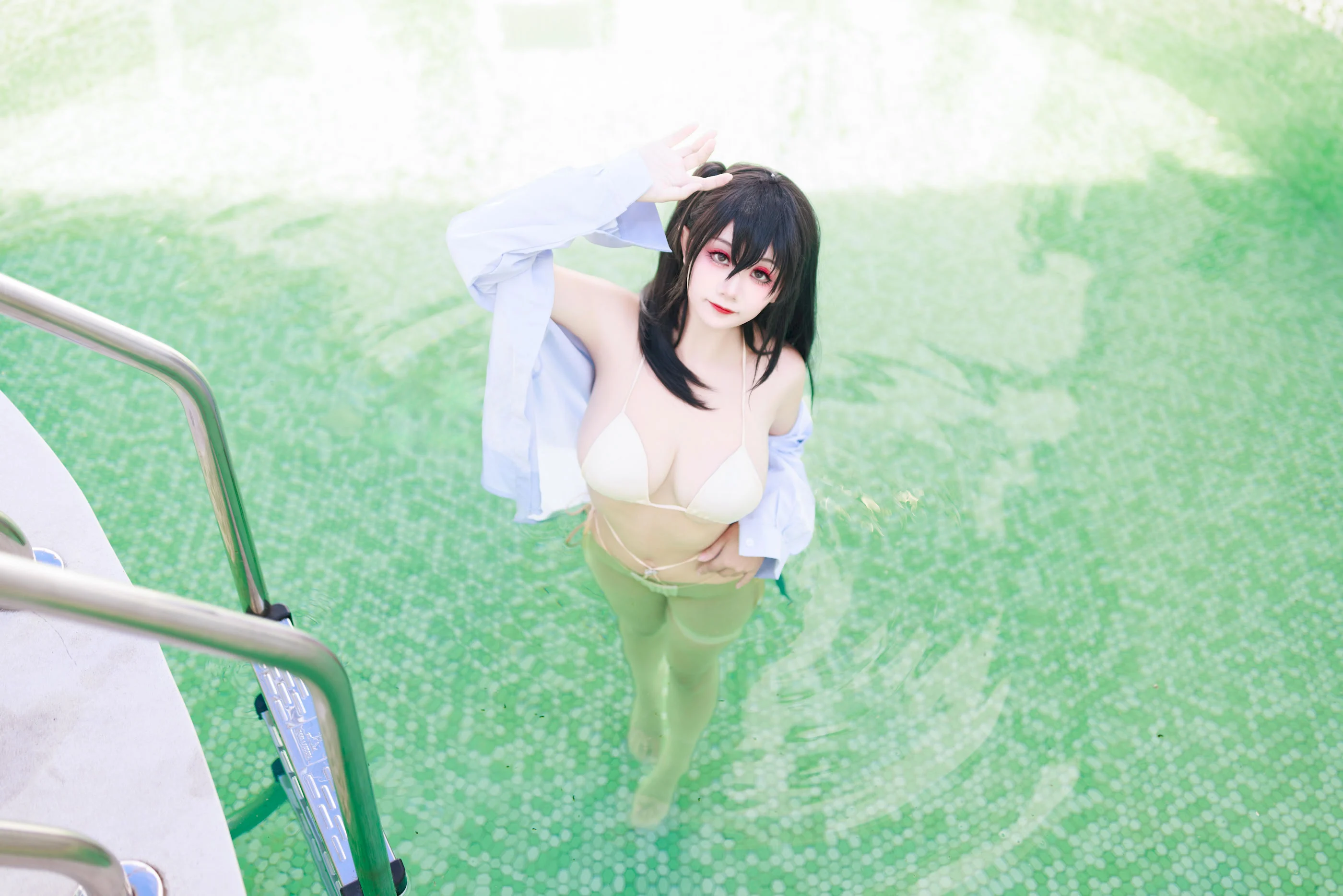 Đọc truyện hentai Tuyển tập Albums siêu phẩm Cosplay - Chap 1441 - Axue_yuki - Azur Lane Taihou Swimsuit