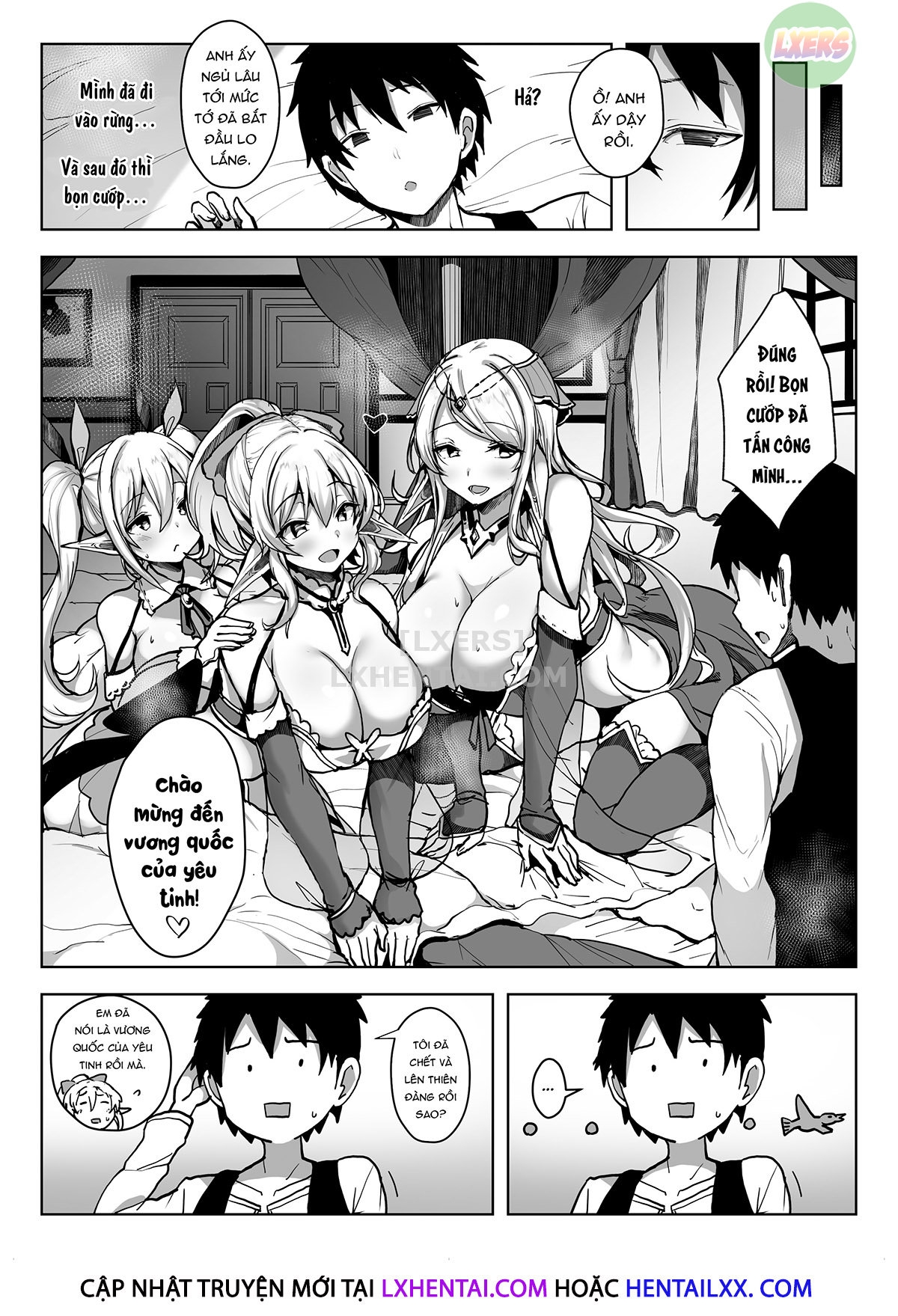 Đọc truyện hentai Elf Harem - Oneshot