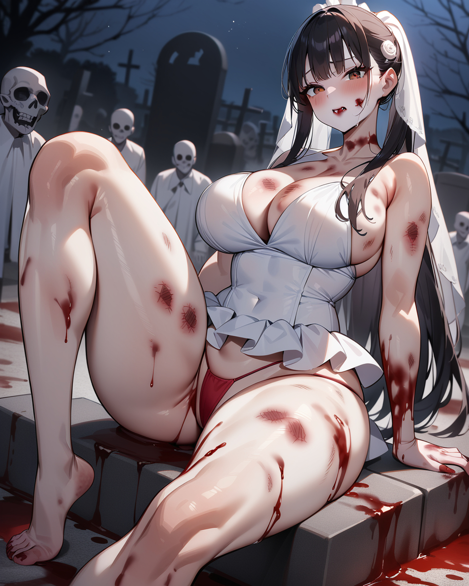 Đọc truyện hentai Tuyển tập Albums Art hentai - Chap 354 - Yamada Anna - Zombie Bride 08