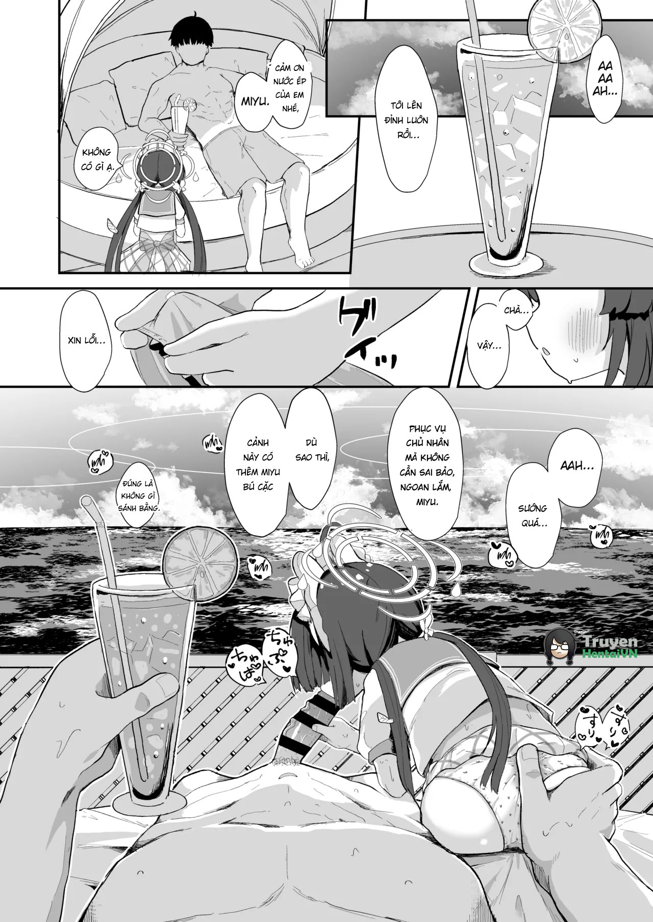 Đọc truyện hentai O o Furu Usagi ni Kashizukaseru (Blue Archive) - Oneshot