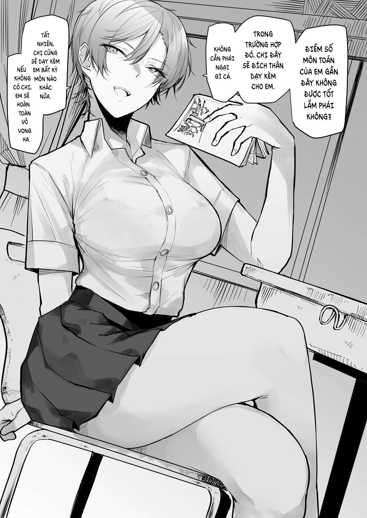Đọc truyện hentai Chị Gái Đẹp Trai Kiêu Ngạo - Oneshot