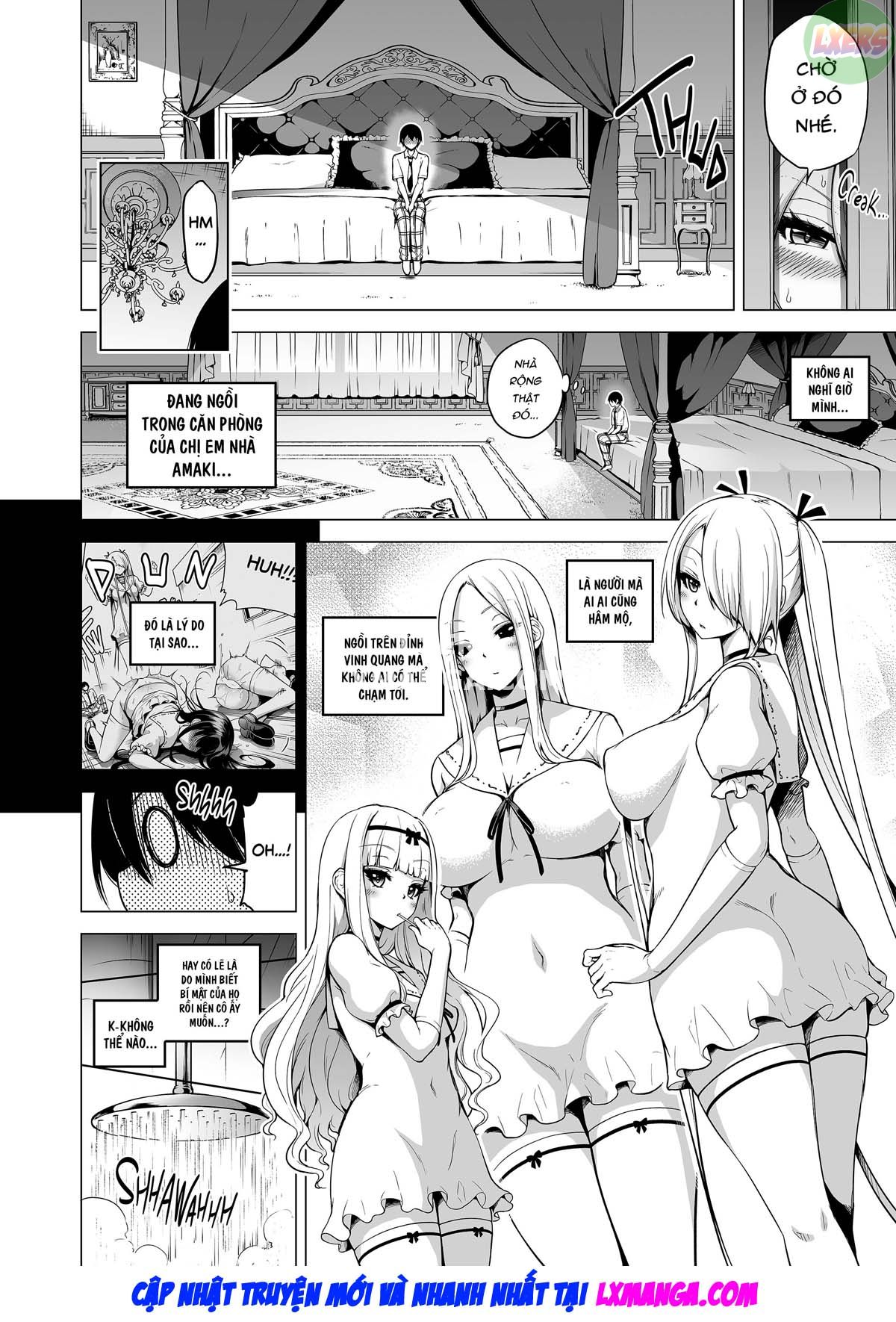 Đọc truyện hentai Vắt kiệt tinh trùng cùng ba chị em Succubus - Chap 1