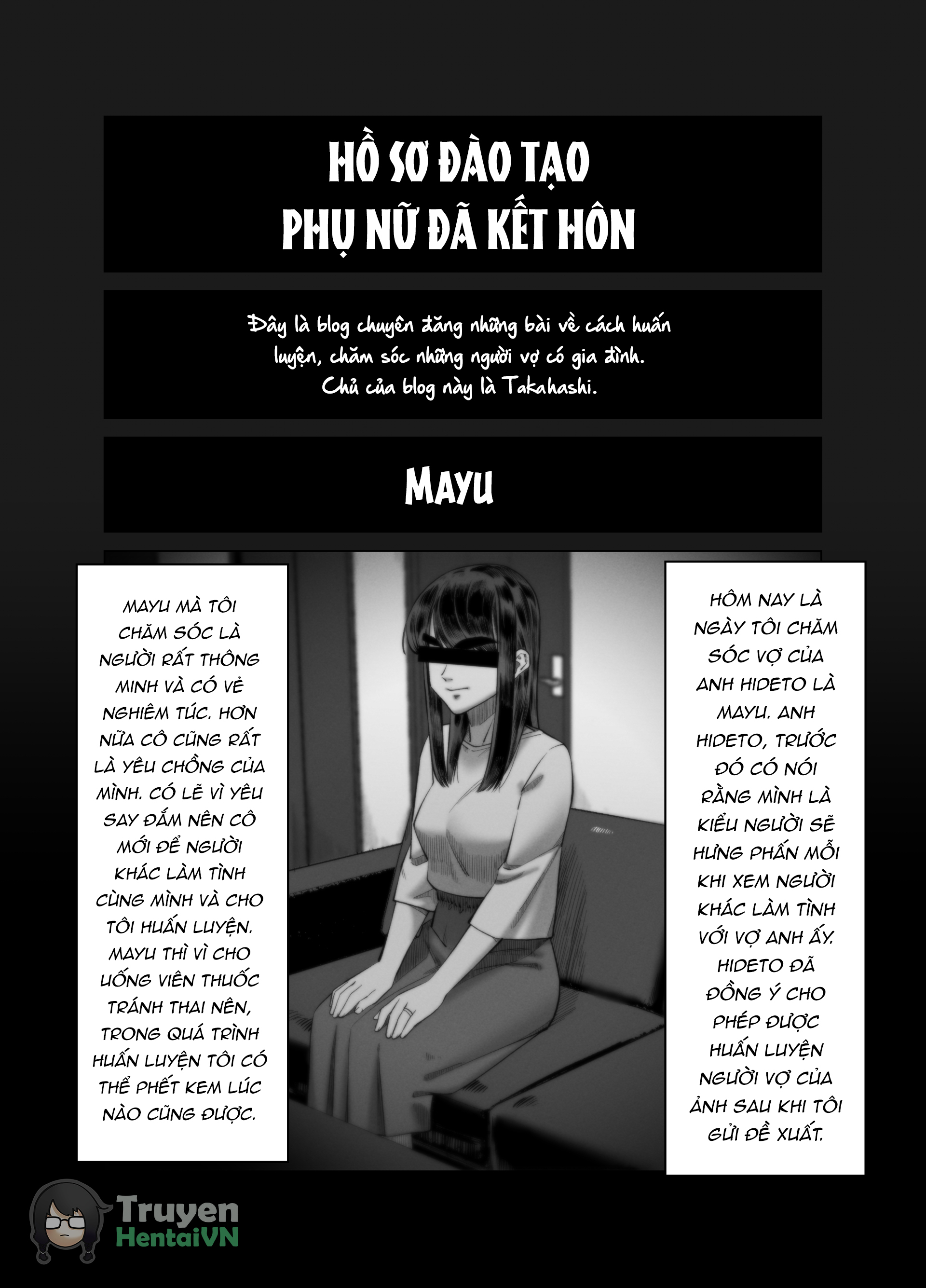 Đọc truyện hentai Hồ sơ đào tạo phụ nữ đã kết hôn - Chap 1